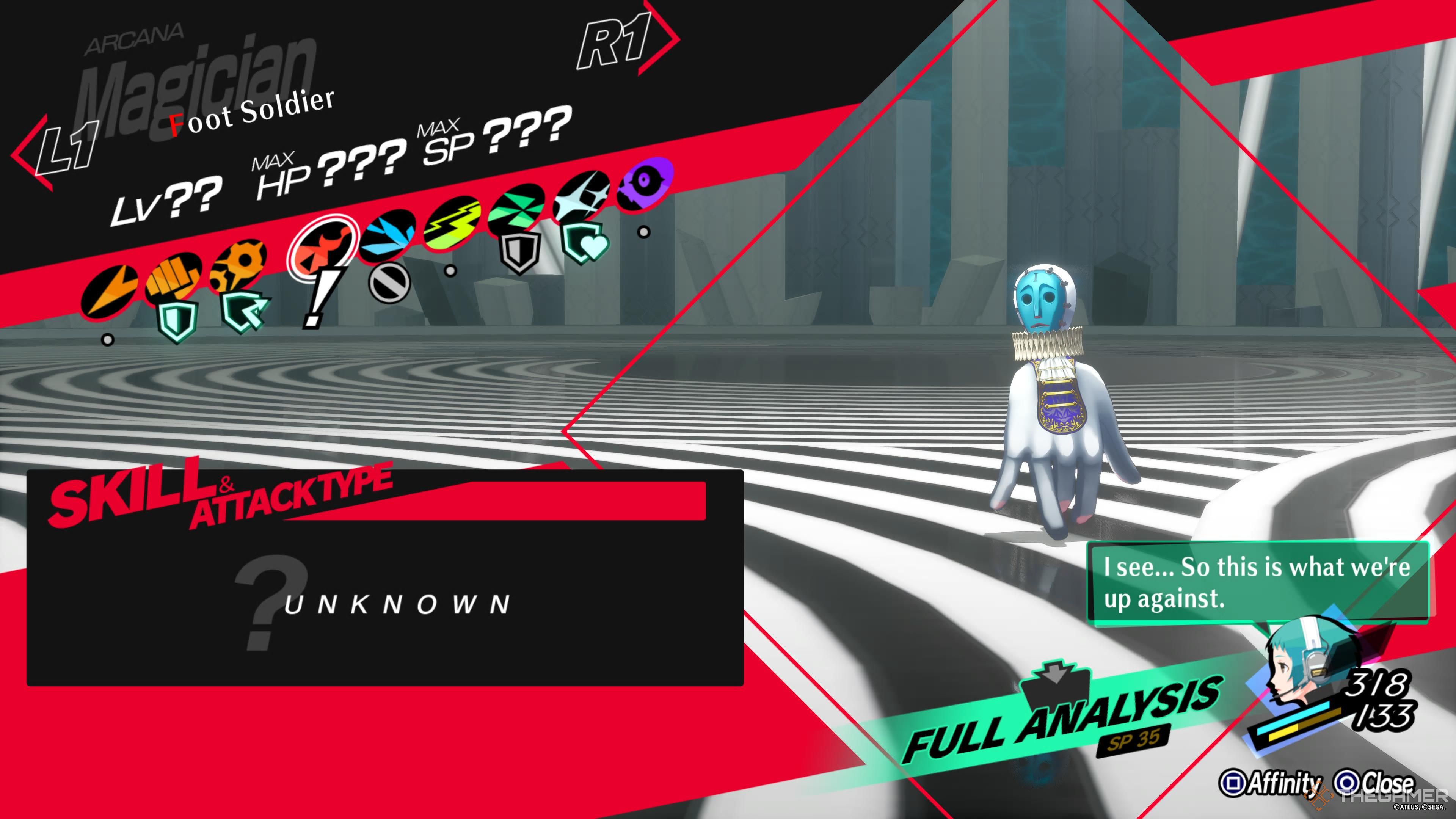 Persona 3 Reload Foot Soldier overview