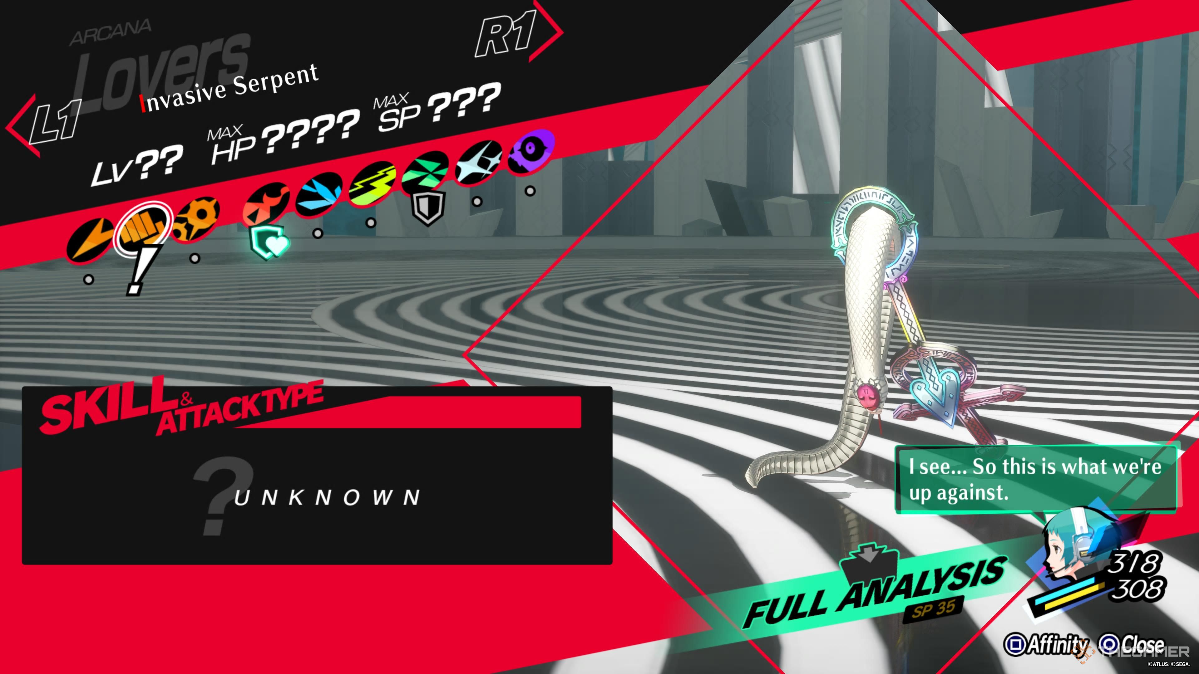 Persona 3 Reload Invasive Serpent overview