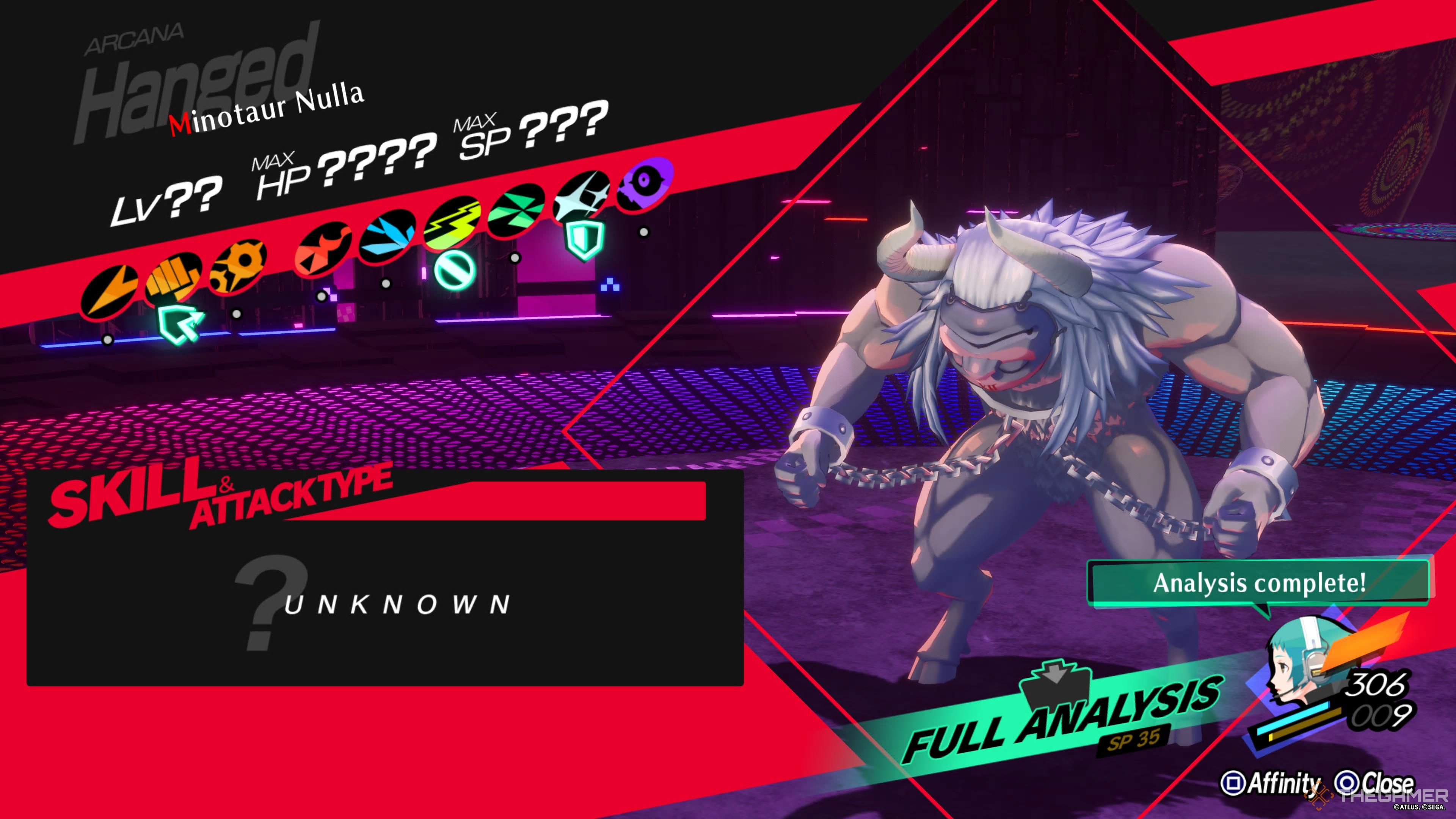 Persona 3 Reload Minotaur Nulla Overview