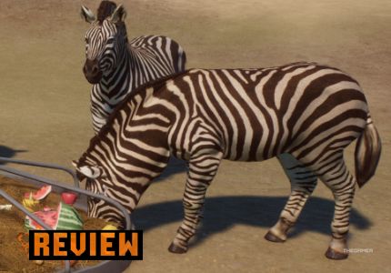 Planet Zoo console thumbnail zebras eating-1