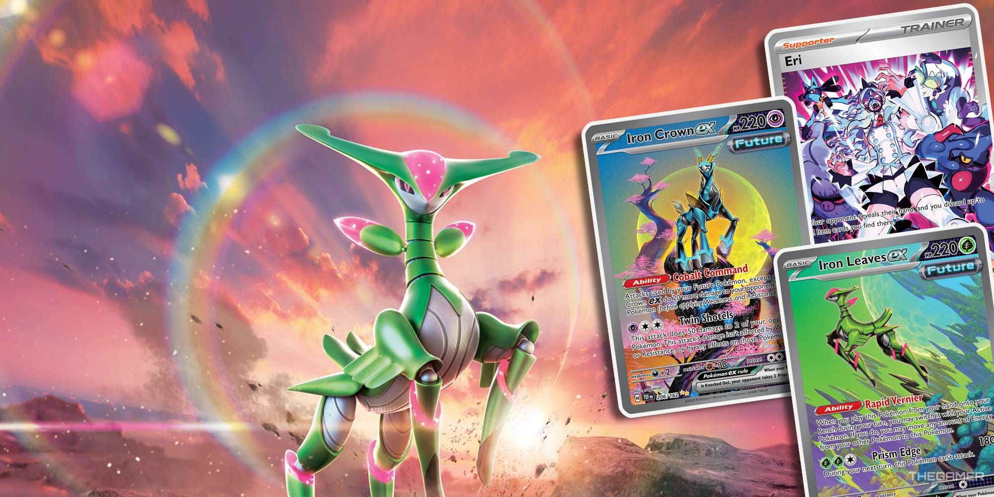 Pokemon TCG Temporal Forces Feature Iron Leaves
