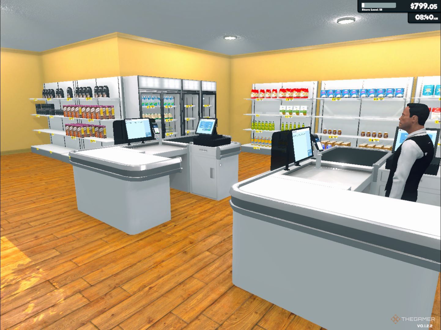 Supermarket Simulator Upgraded Store Interior