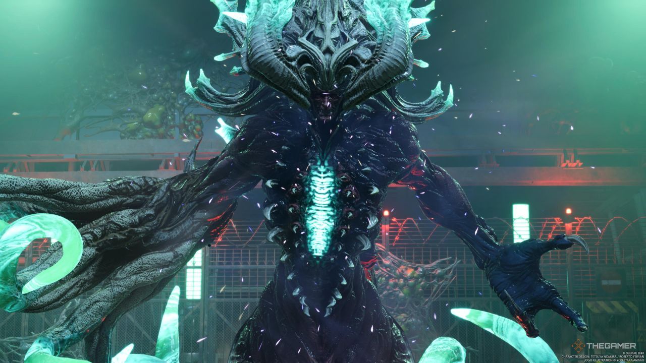 The Diabolic Variant in the Nibel region&rsquo;s Mako Reactor in Final Fantasy 7 Rebirth.