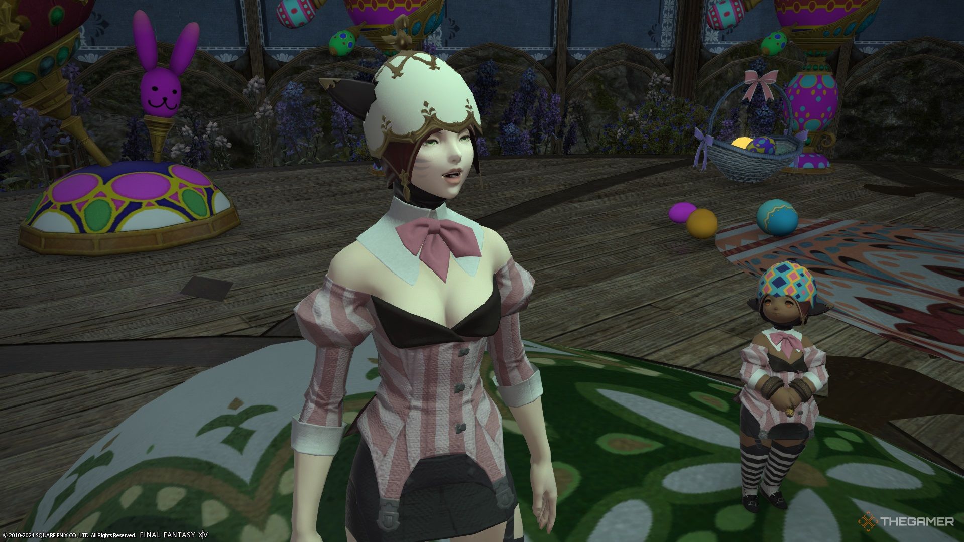 The Hatching-tide NPCs in Final Fantasy 14.