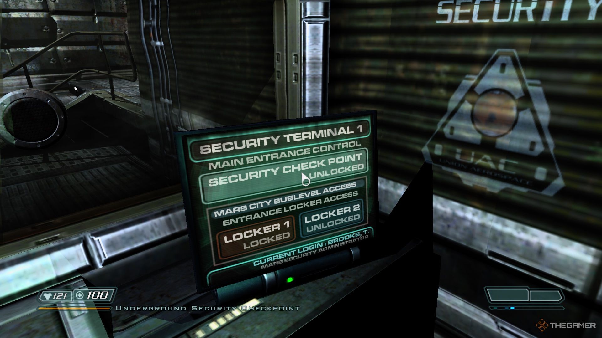 Every Locker Code In Doom 3 And Where To Use Them