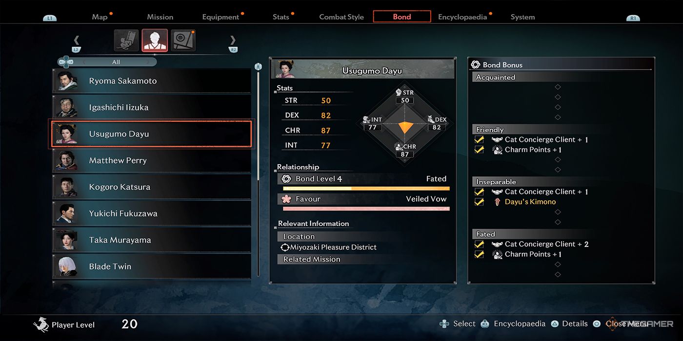 What Gifts Does Usugumo Dayu Like In Rise Of The Ronin? What Gifts Does Usugumo Dayu Like In Rise Of The Ronin?