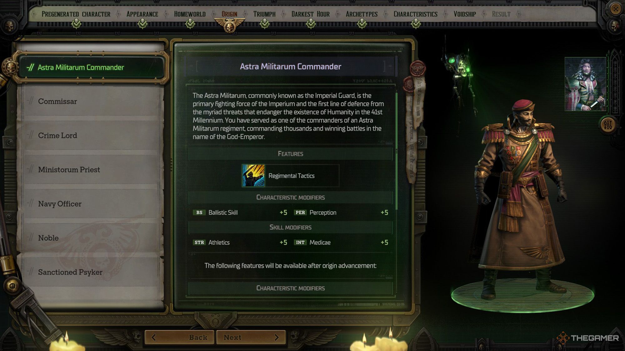 Лучшая сборка Astra Militarum Commander в Warhammer 40k: Rogue Trader