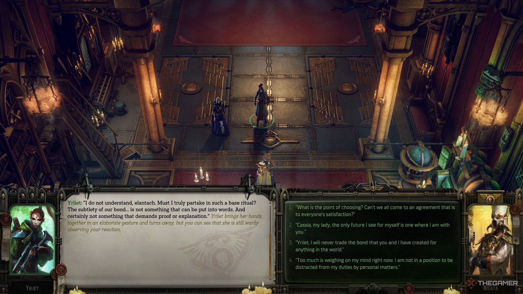 Как выполнить личный квест Ирлиет в Warhammer 40: Rogue Trader