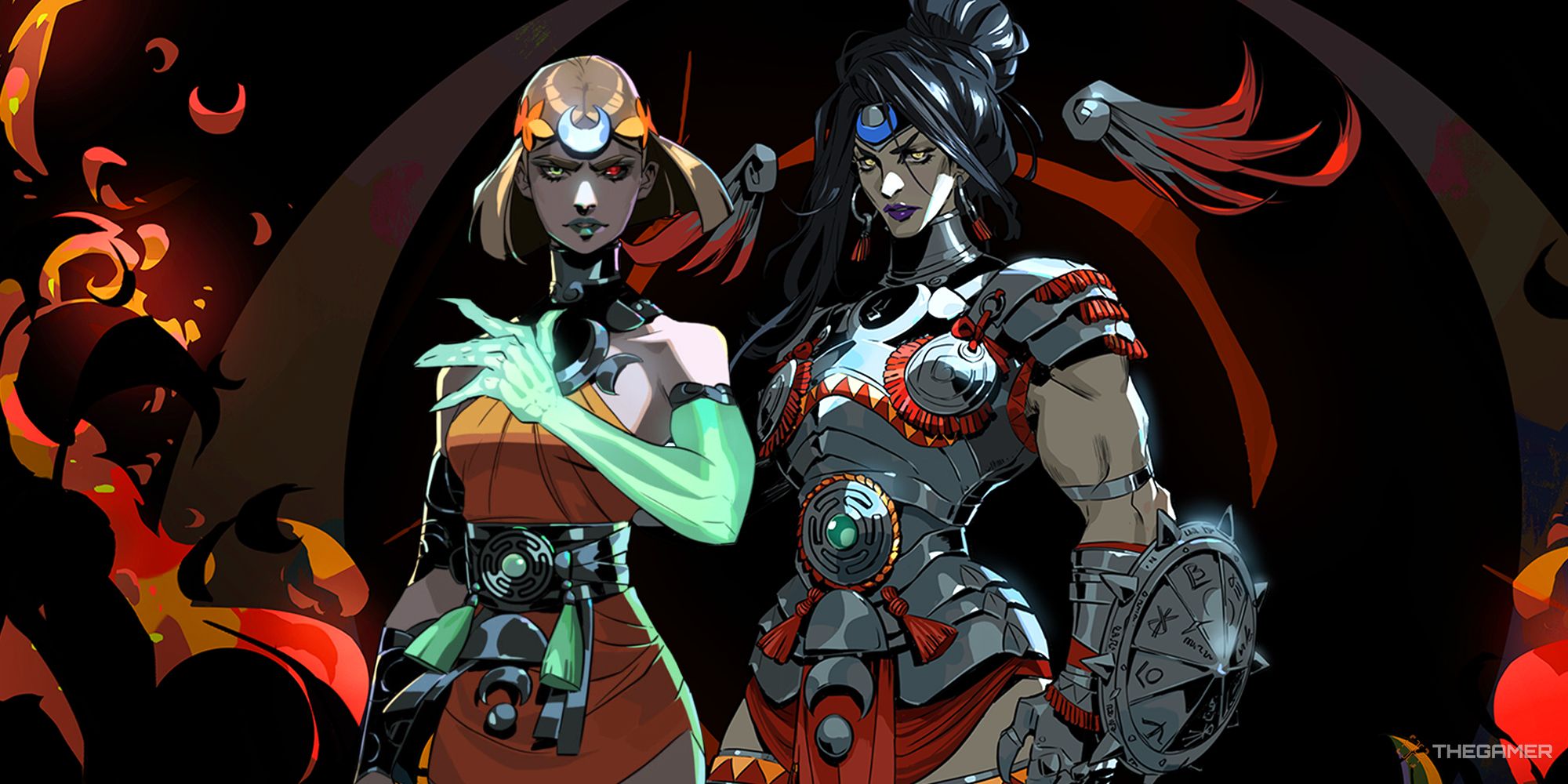 Hades 2's protagonist and Nemesis standing side by side