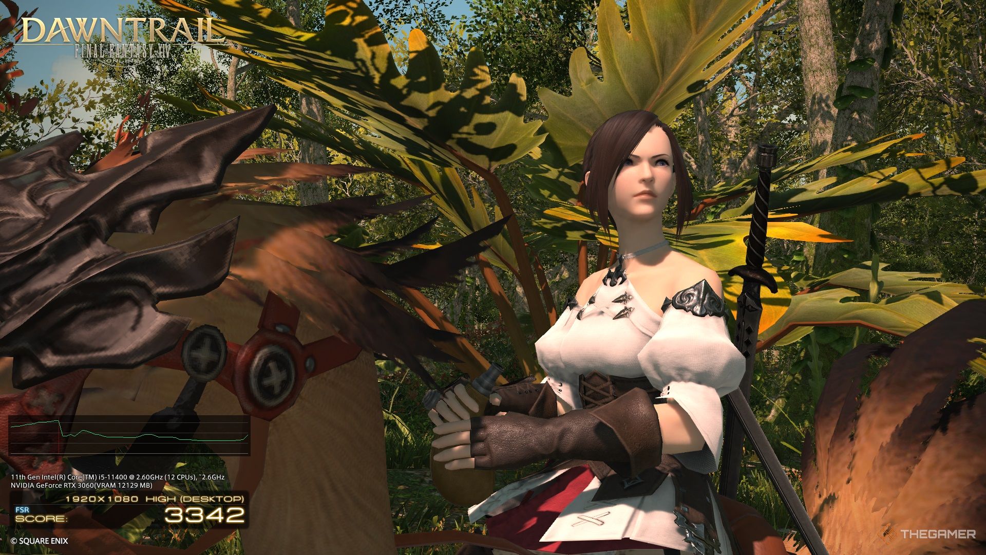 بازیکنی در chocobo در بنچمارک Final Fantasy 14 Dawntrail با امتیاز بسیار بالا.