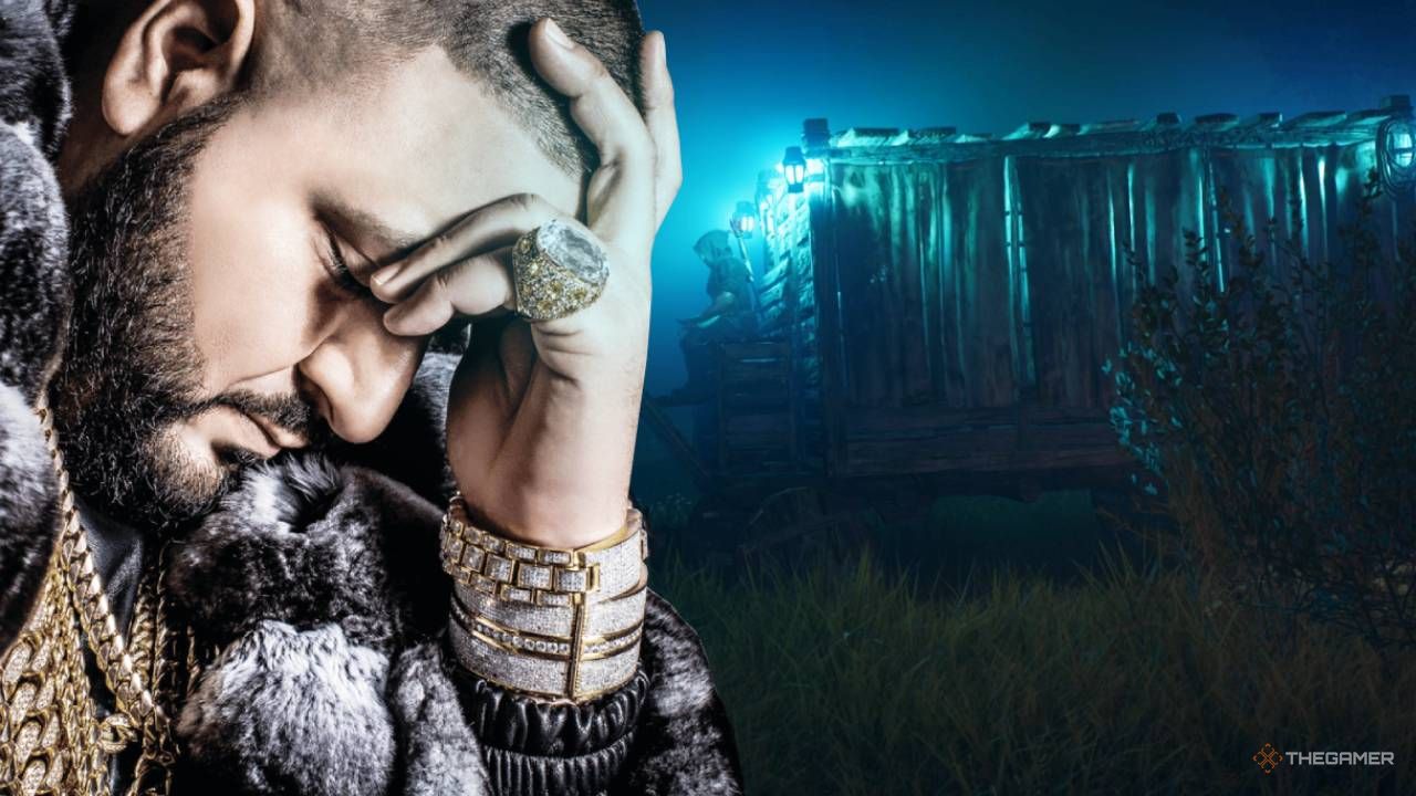 DJ Khaled Suffering From Success Meme over the Phantom Oxcart from Dragon's Dogma 2
