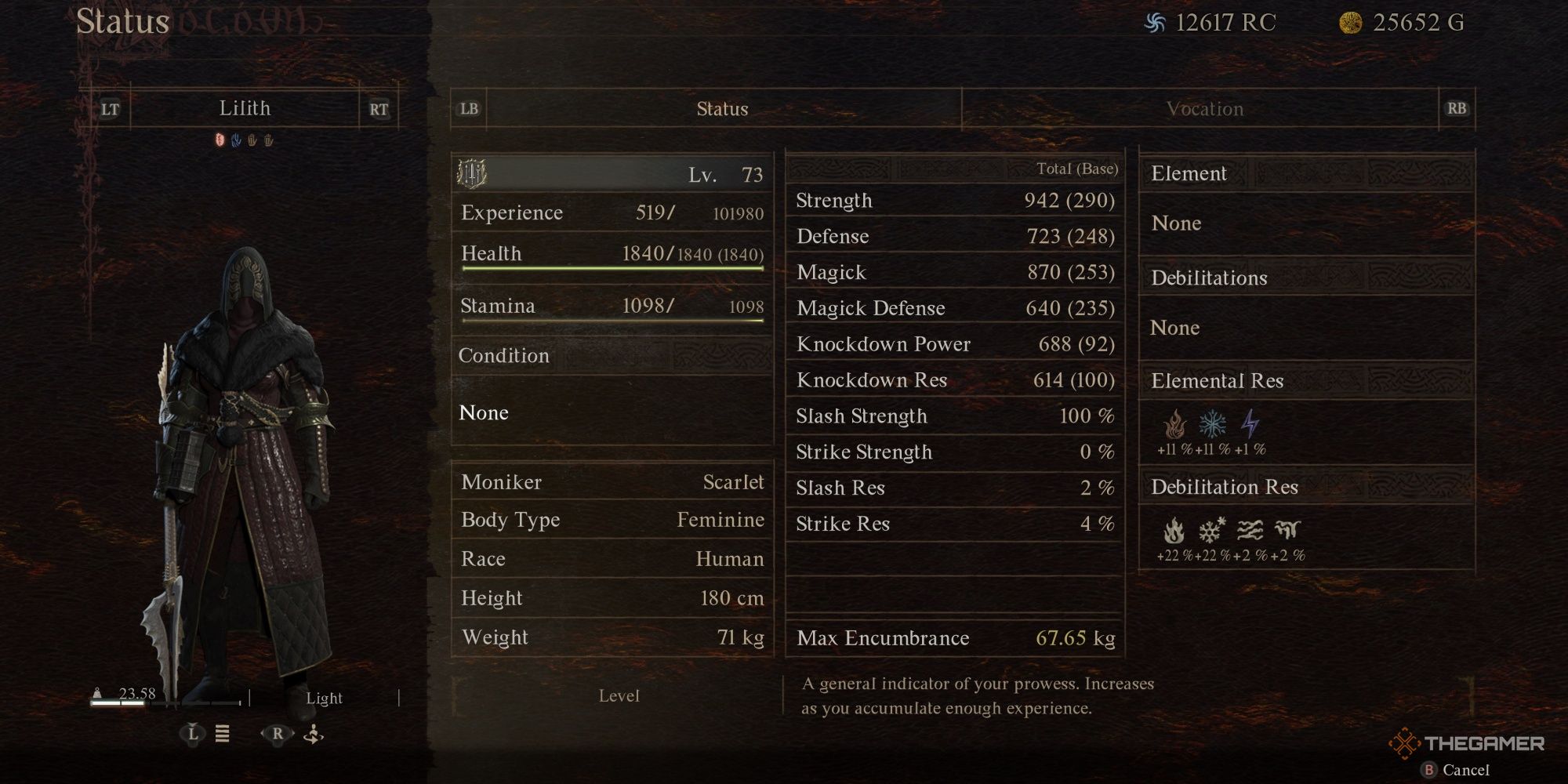 Dragon&rsquo;s Dogma 2 Warfarer Endgame Character Sheet
