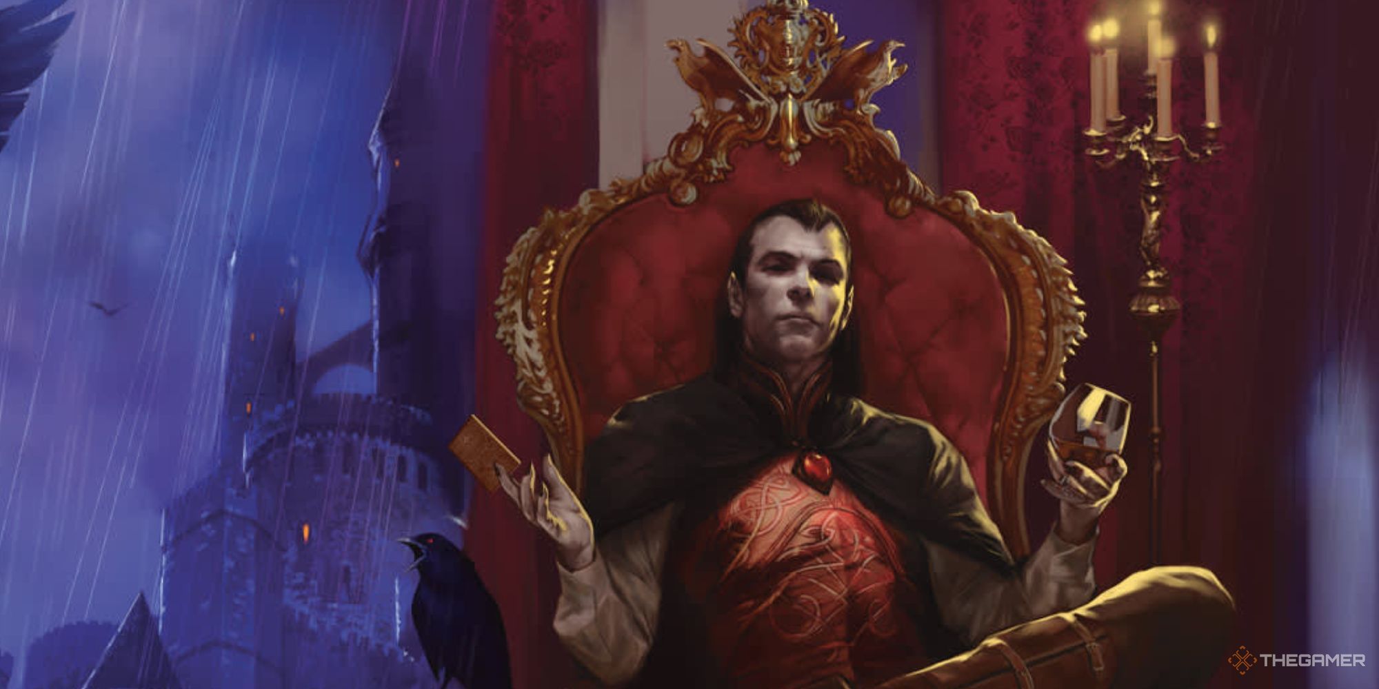 Dungeons & Dragons Curse Of Strahd Cover Art via Wizards Of The Coast