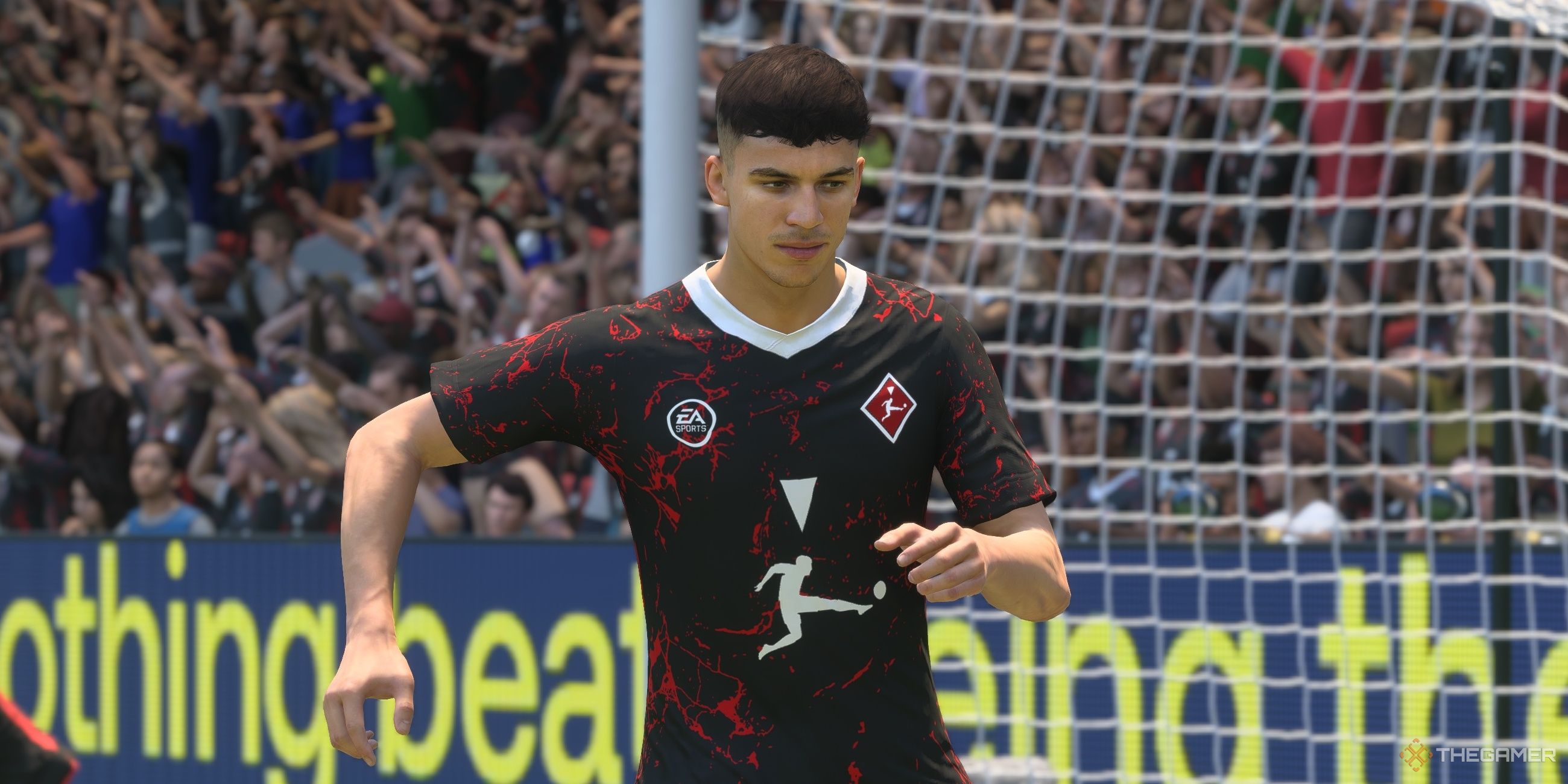 Gabri Veiga celebrates a goal in EA Sports FC 24.