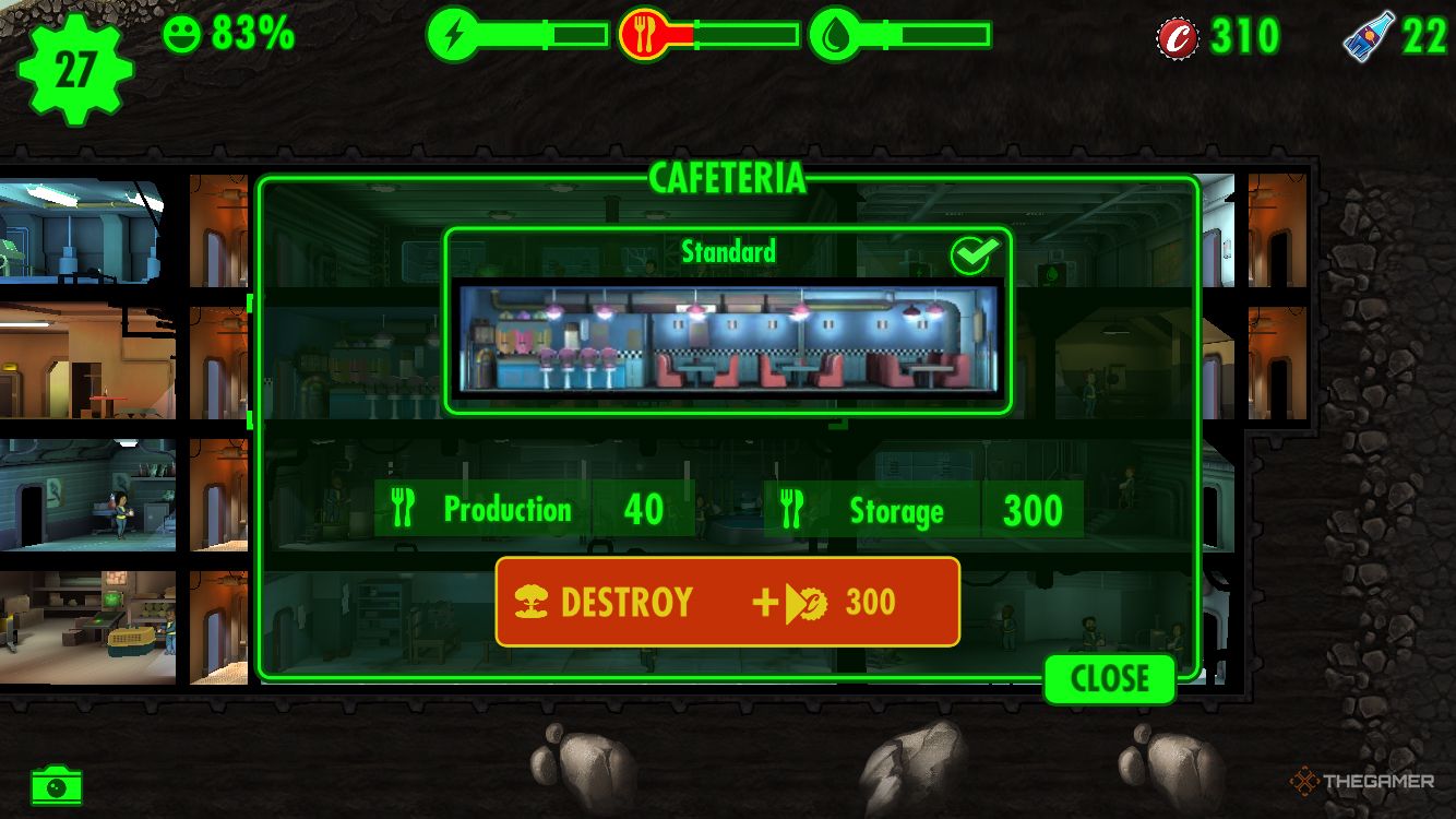 Fallout Shelter swapping themes