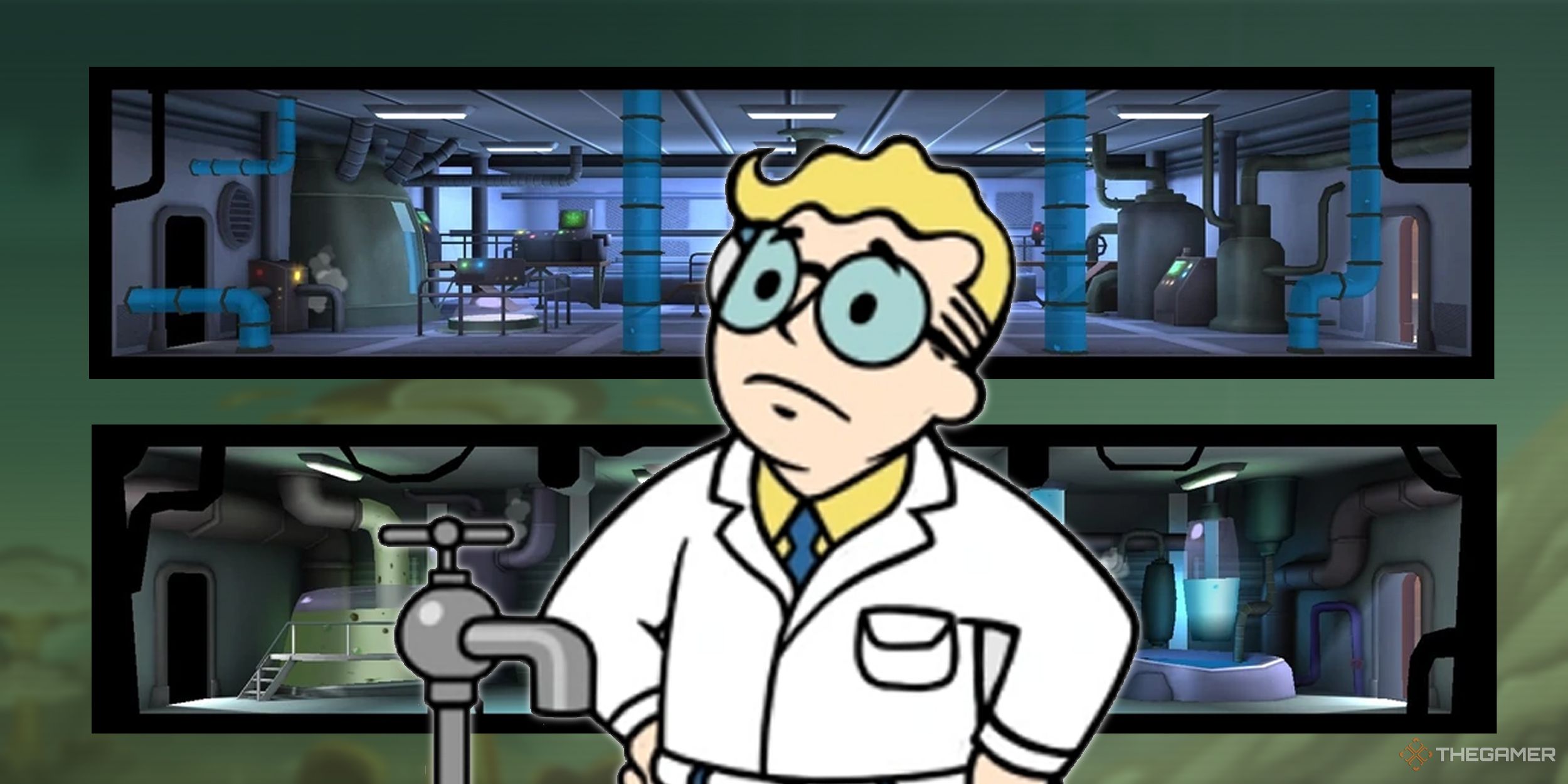 Fallout Shelter Vault Boy water rooms