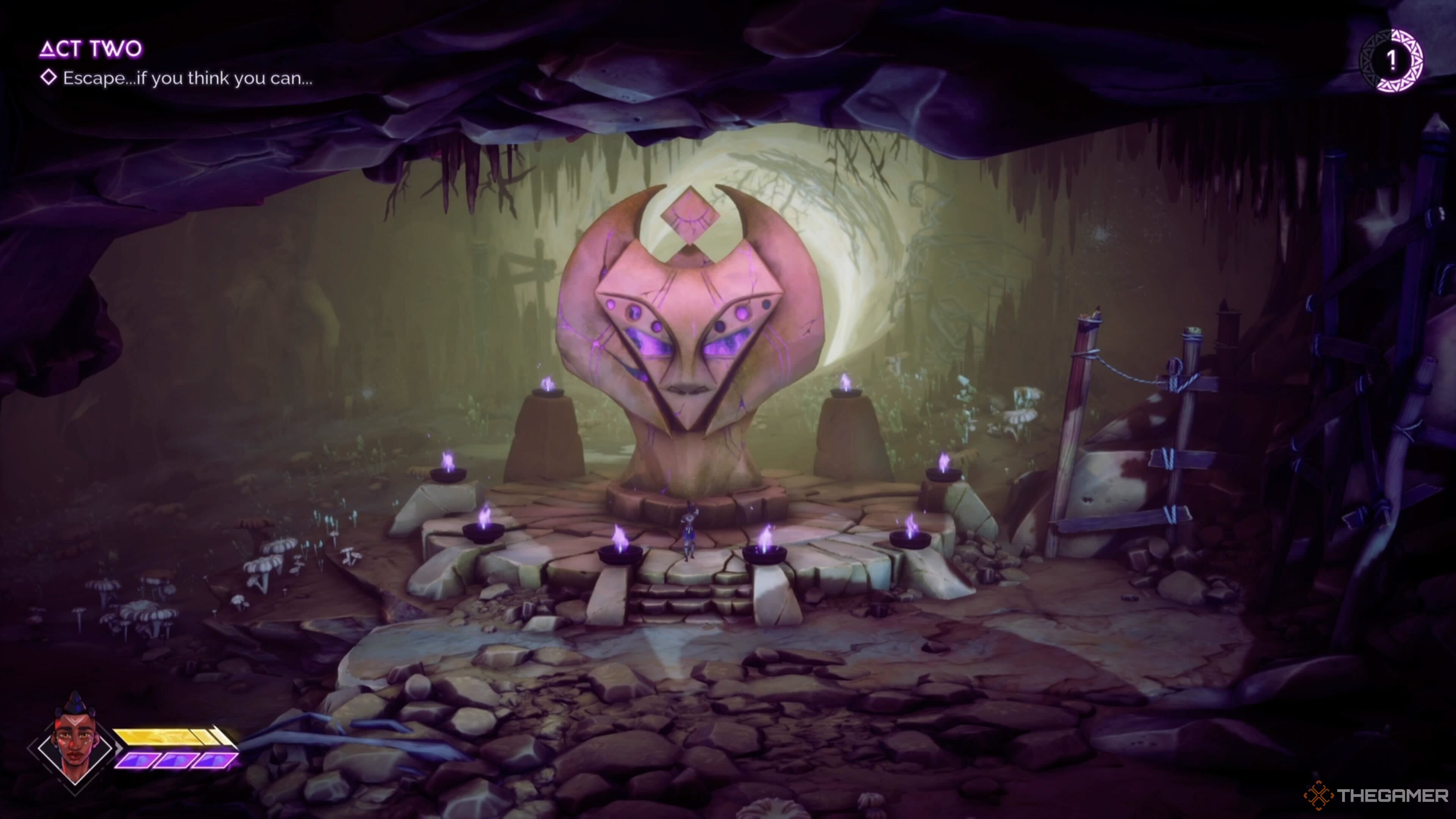 The Tawa's Heart Shaman Shrine in Tales of Kenzera: Zau.