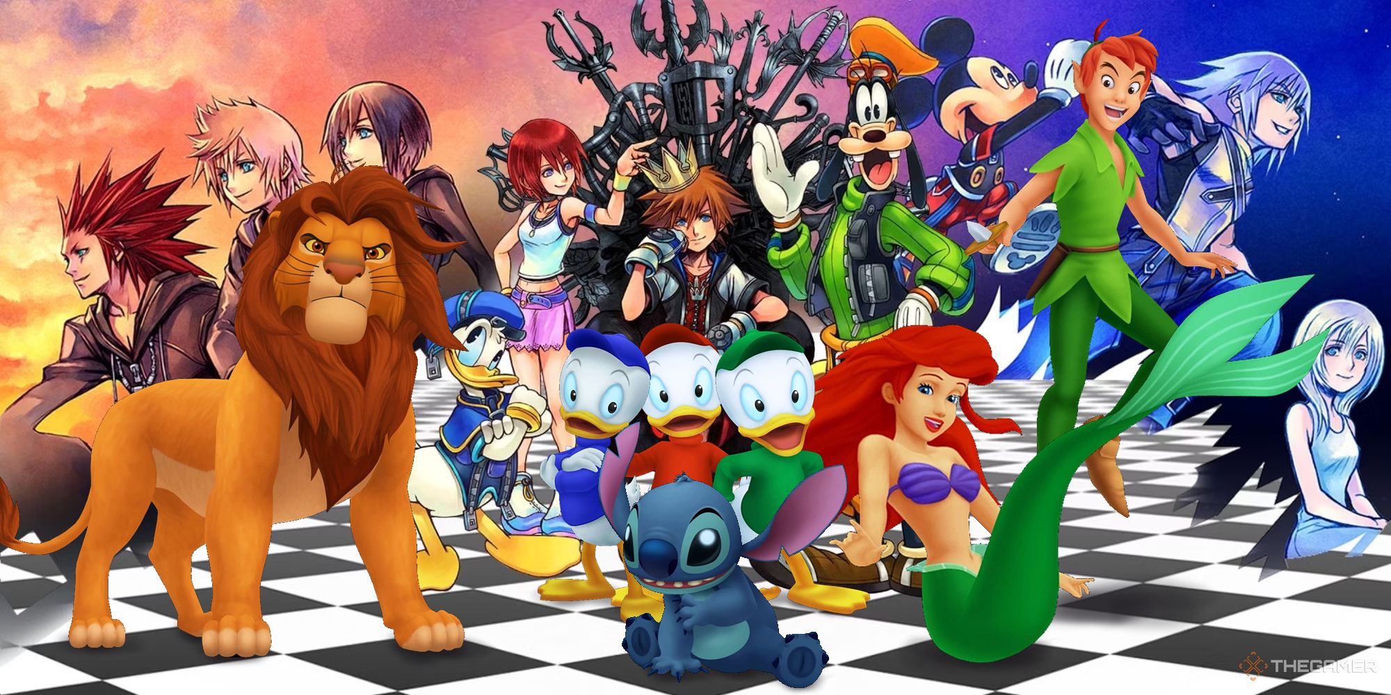 Kingdom Hearts Disney characters