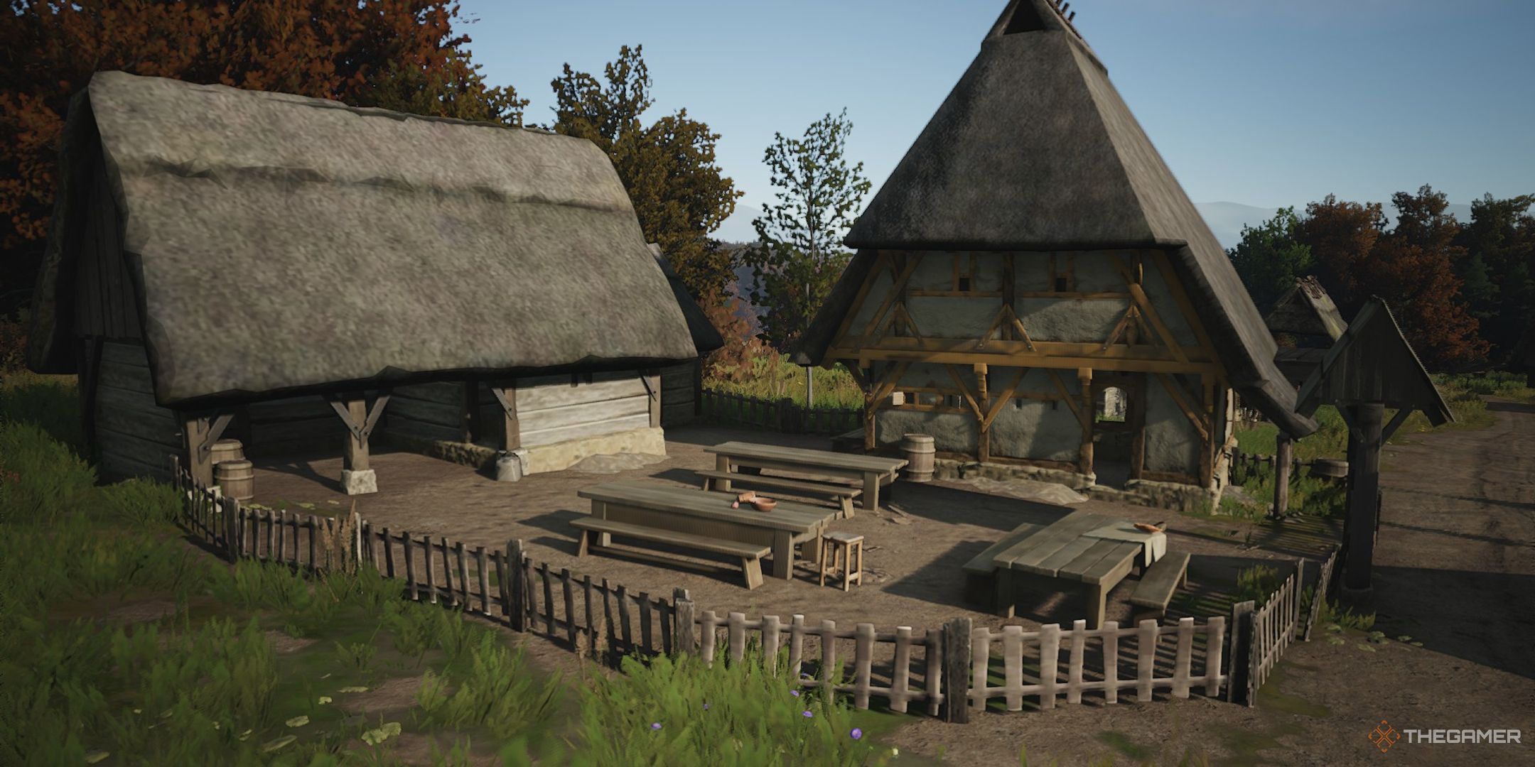 manor lords tavern in cinematic mode