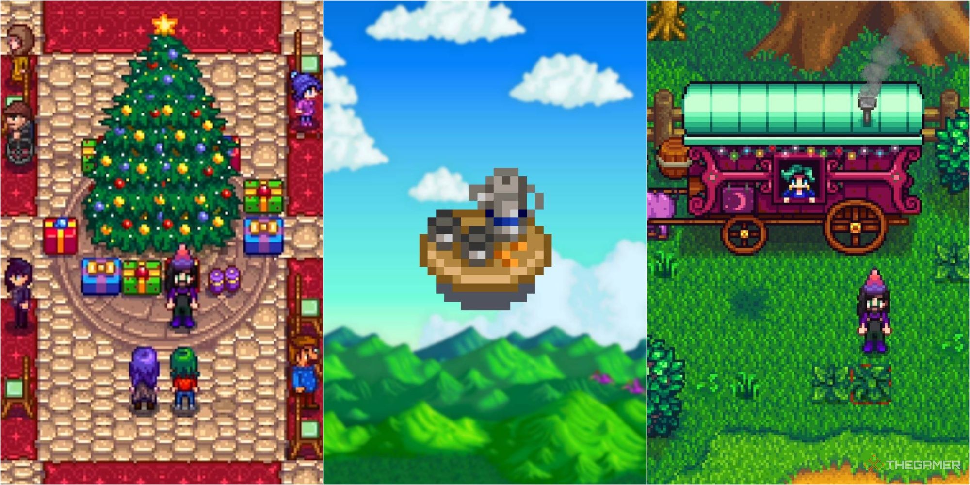 feast of the winter star, the tea set, and the traveling cart how to get the tea set stardew valley