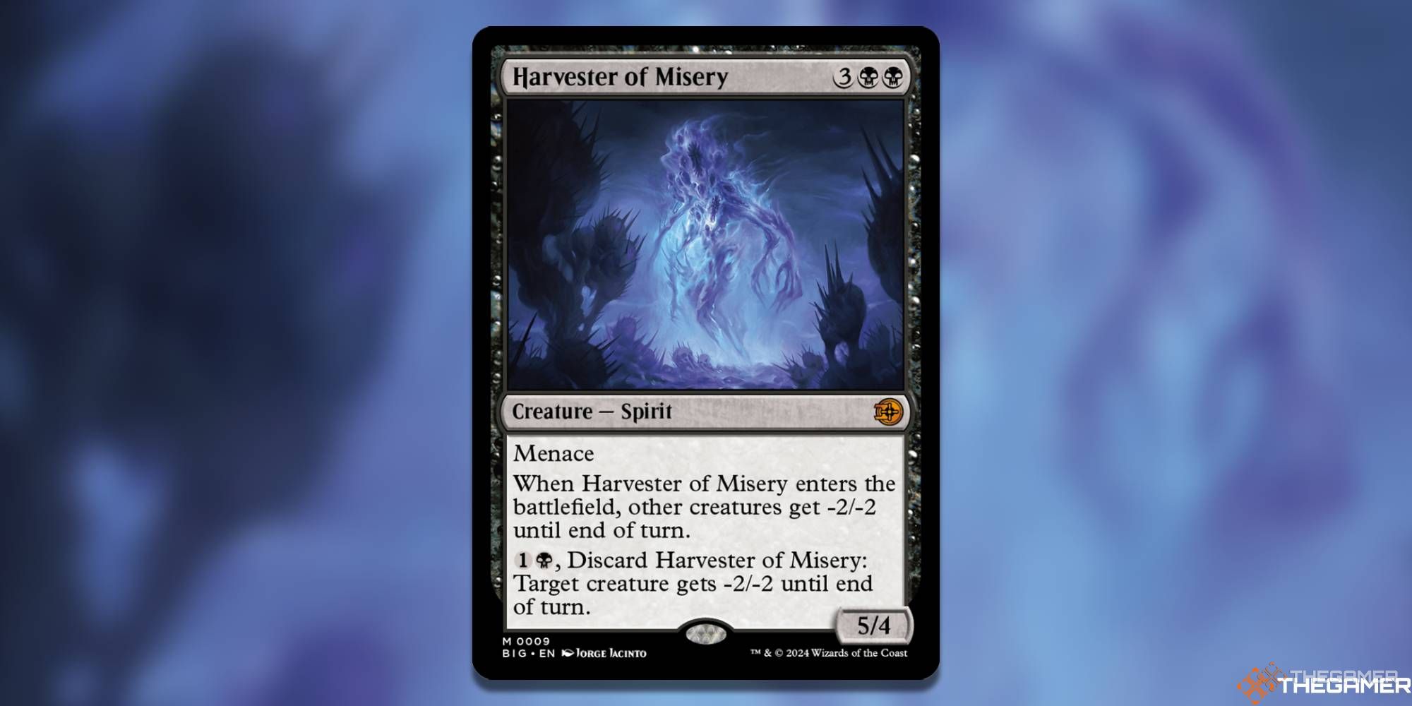 Harvester of Misery Magic: The Gathering card