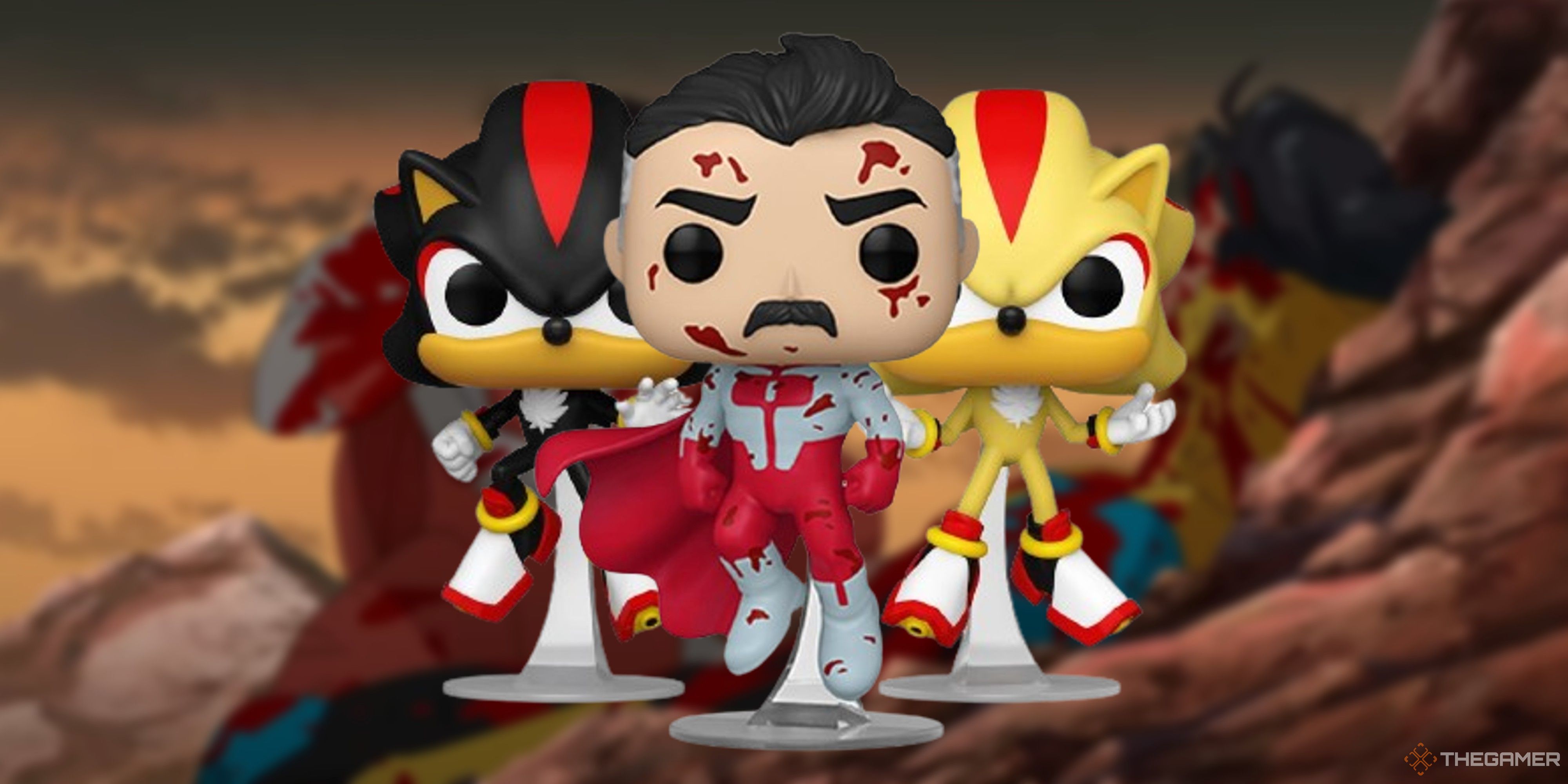 omni-man shadow and super shadow funko pops