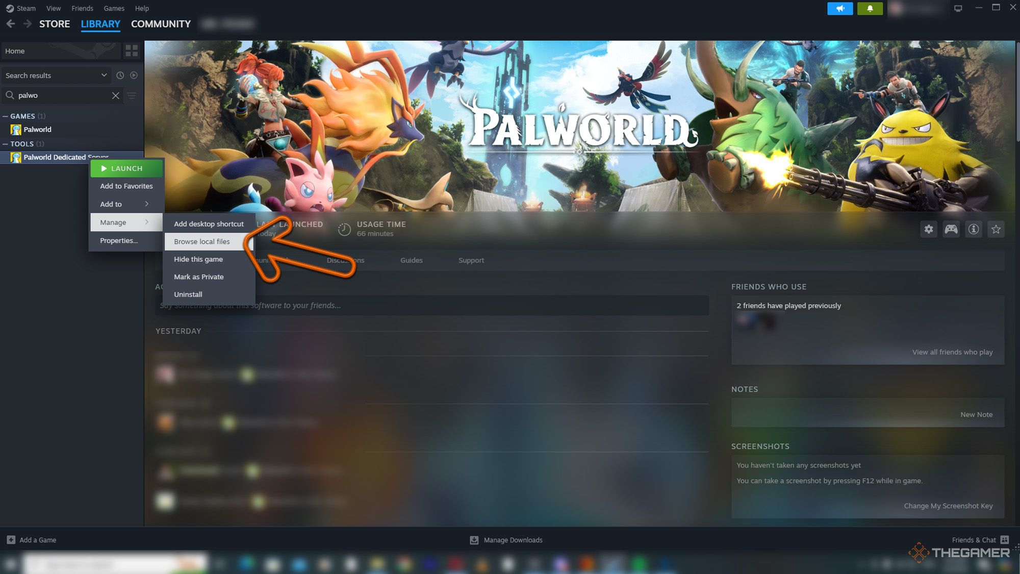 Palworld - Locating Palworld Server 2