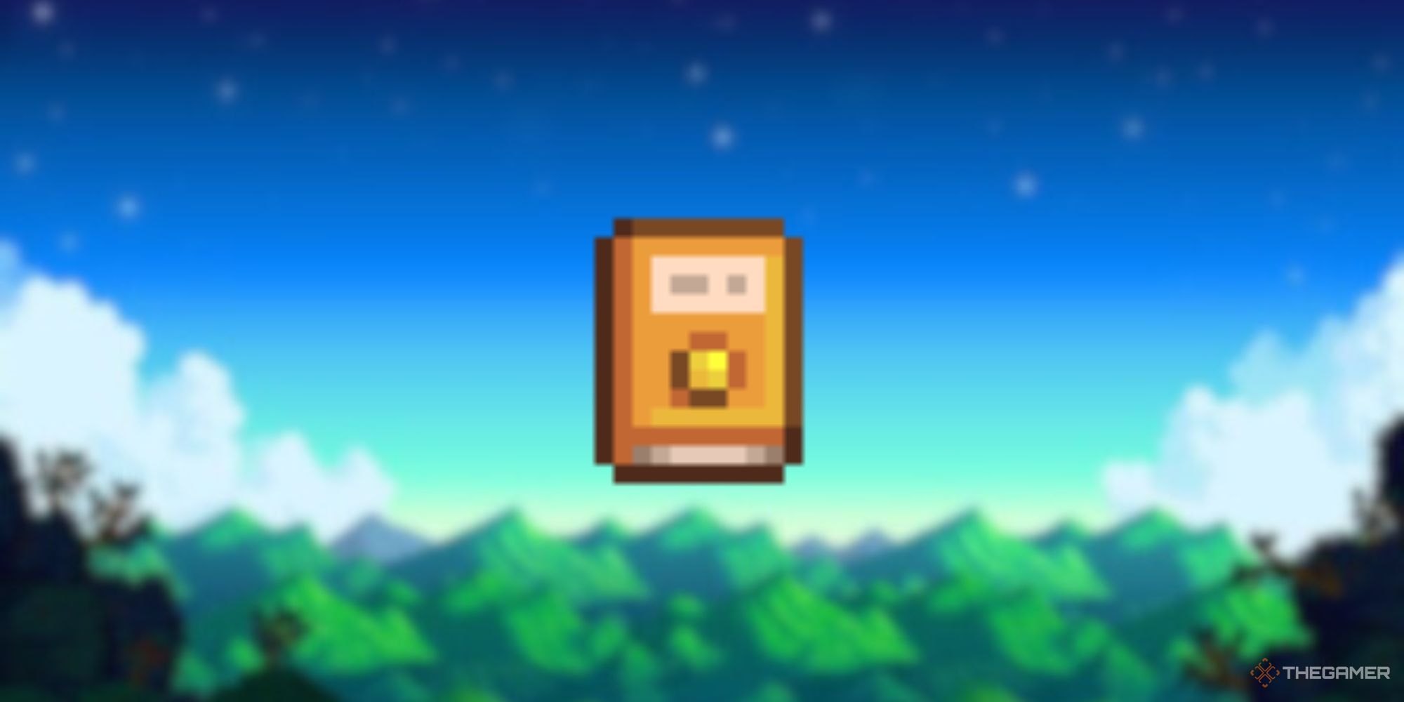کتاب کاتالوگ قیمت Stardew Valley از قدرت در پس زمینه تار.