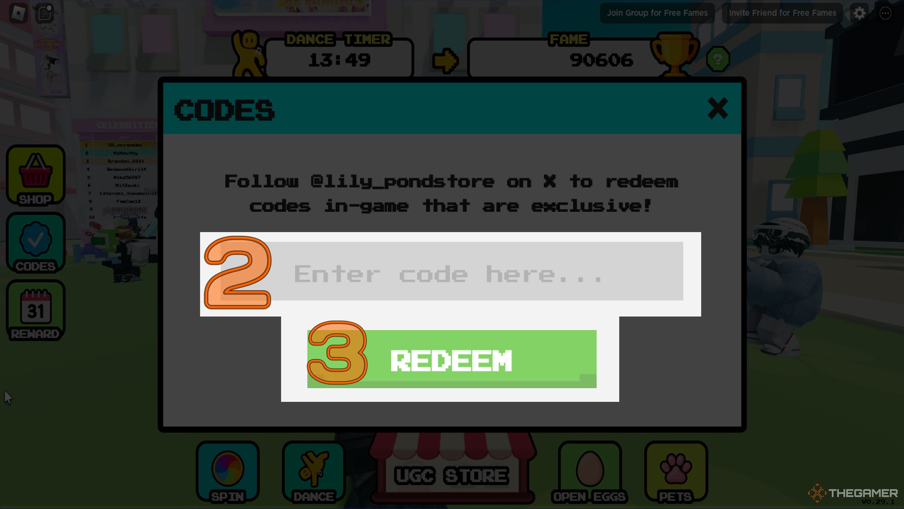 Dance For UGC Codes For Roblox