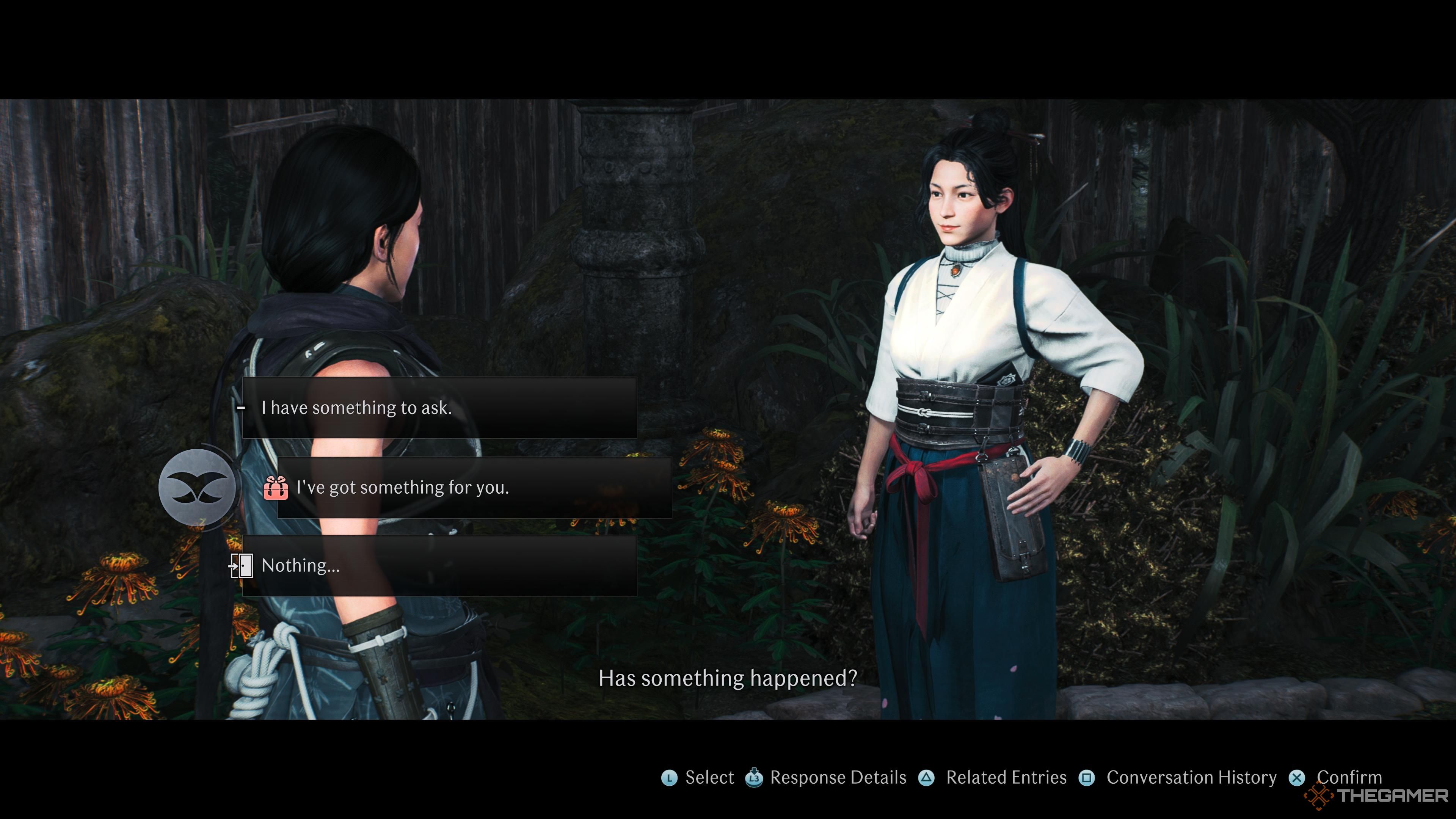 Talking in Rise of the Ronin