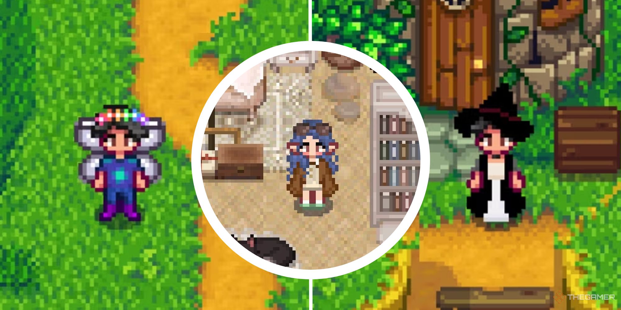 stardew valley best clothing mods featured image showcasing 3 mods