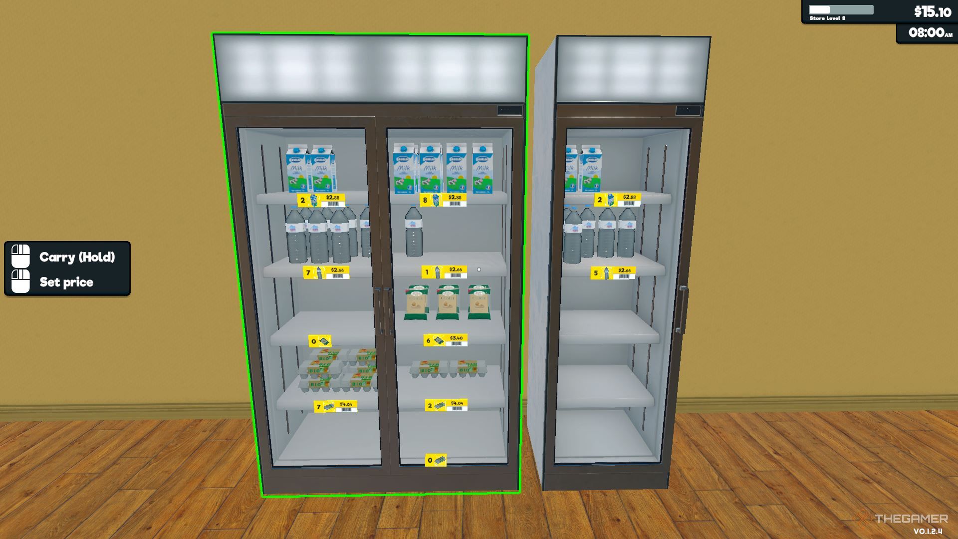 Supermarket Simulator Fridges with Upgraded Products
