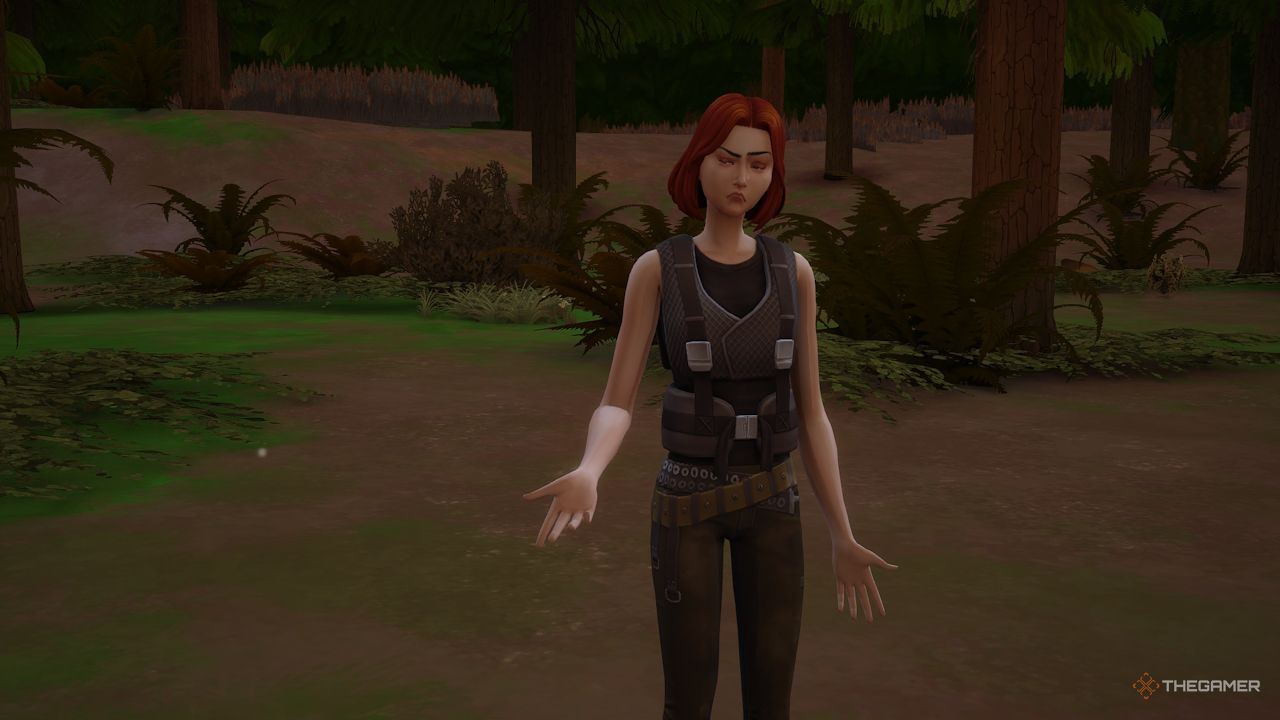 The District Five tribute in Sims 4 Hunger Games 