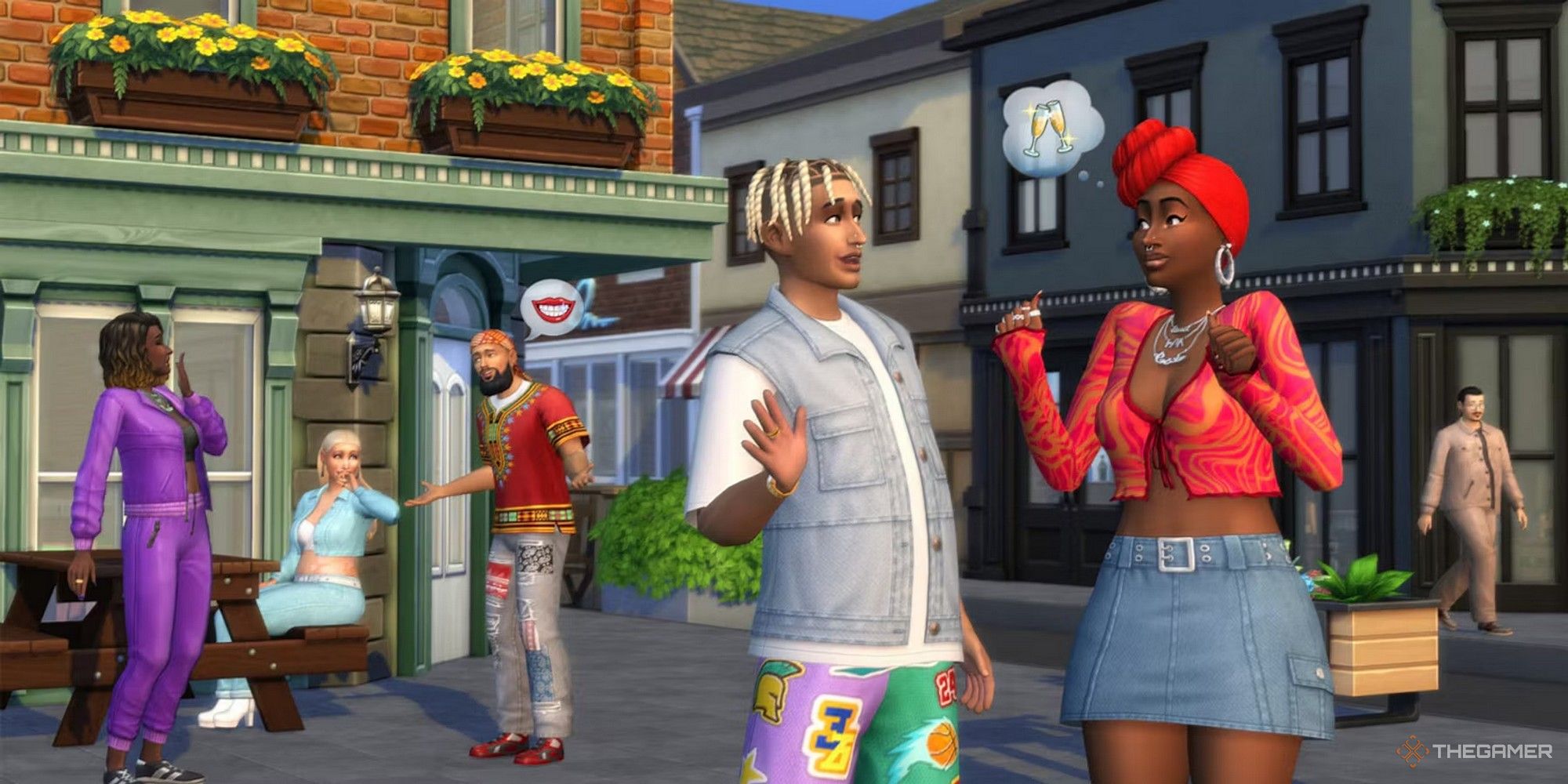 the sims 4 urban homage kit official photo