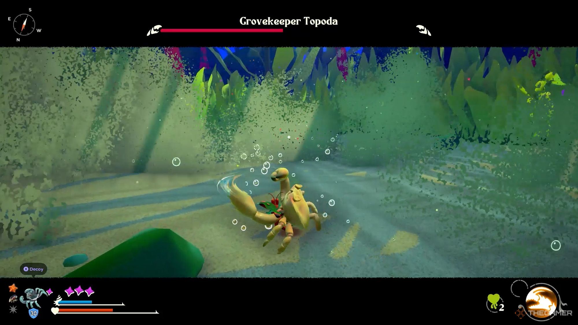Another Crab's Treasure - Grovekeeper Topoda is used Speed Storm and disappeared
