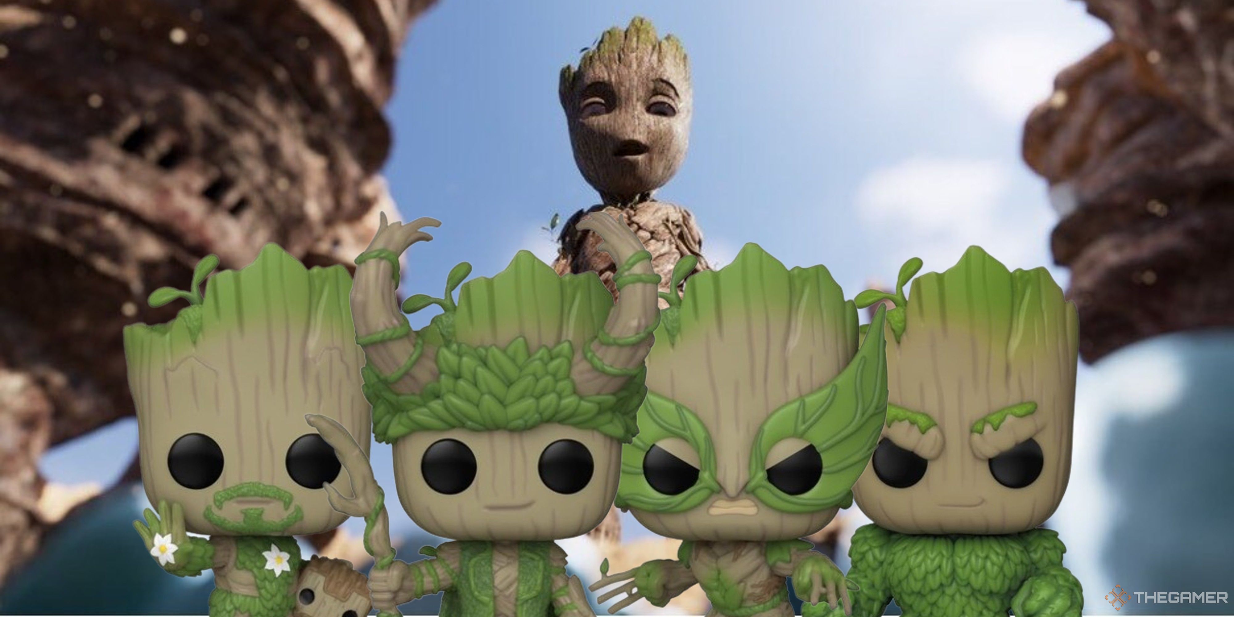 We Are Groot Funko Pops превращает героя Marvel в восемь разных персонажей