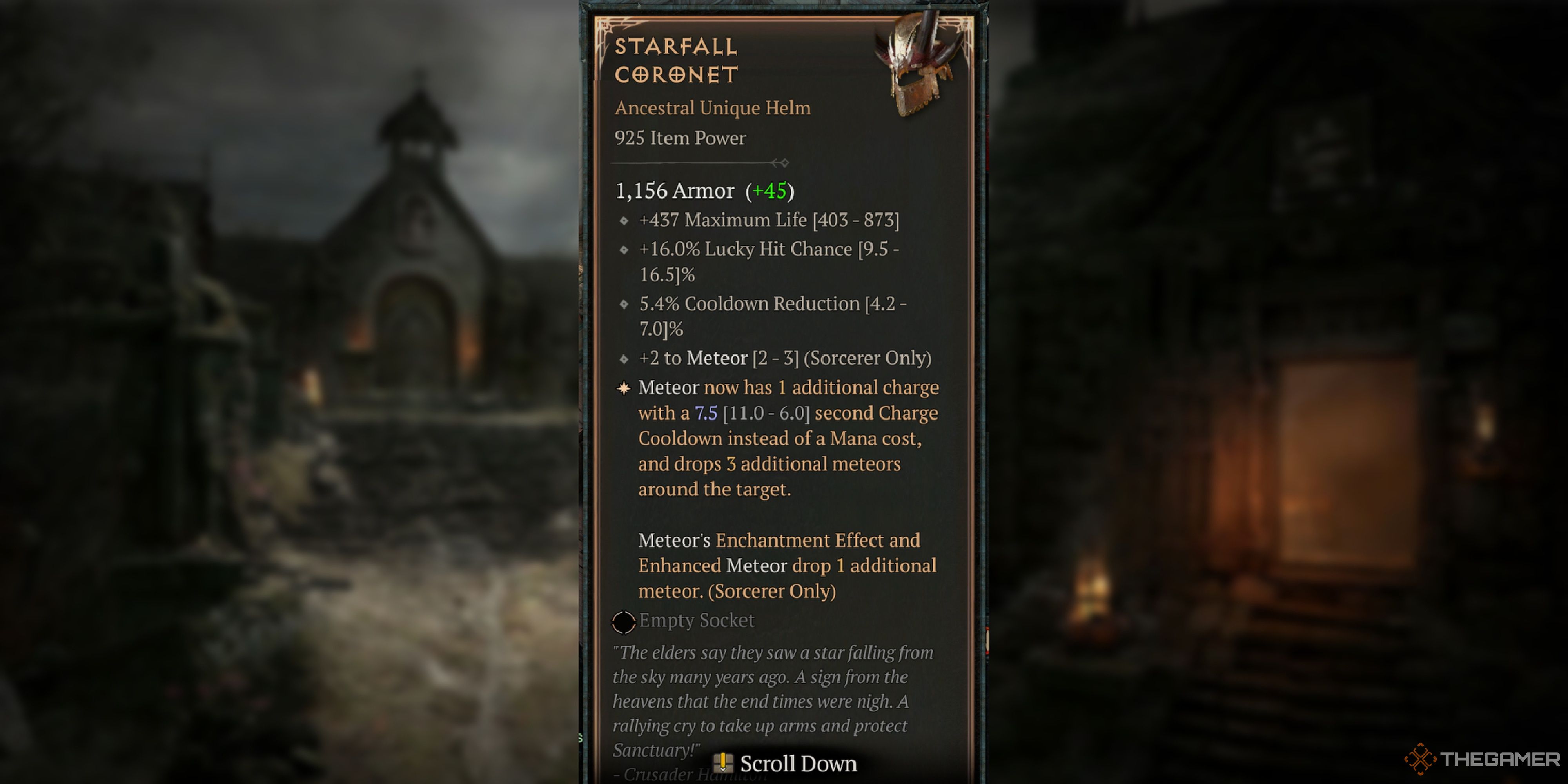 Лучшие уникальные предметы для чародеев в Diablo 4