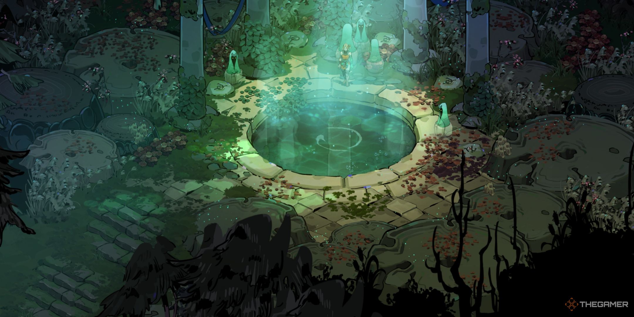The Crossroads Hot Springs in Hades 2.