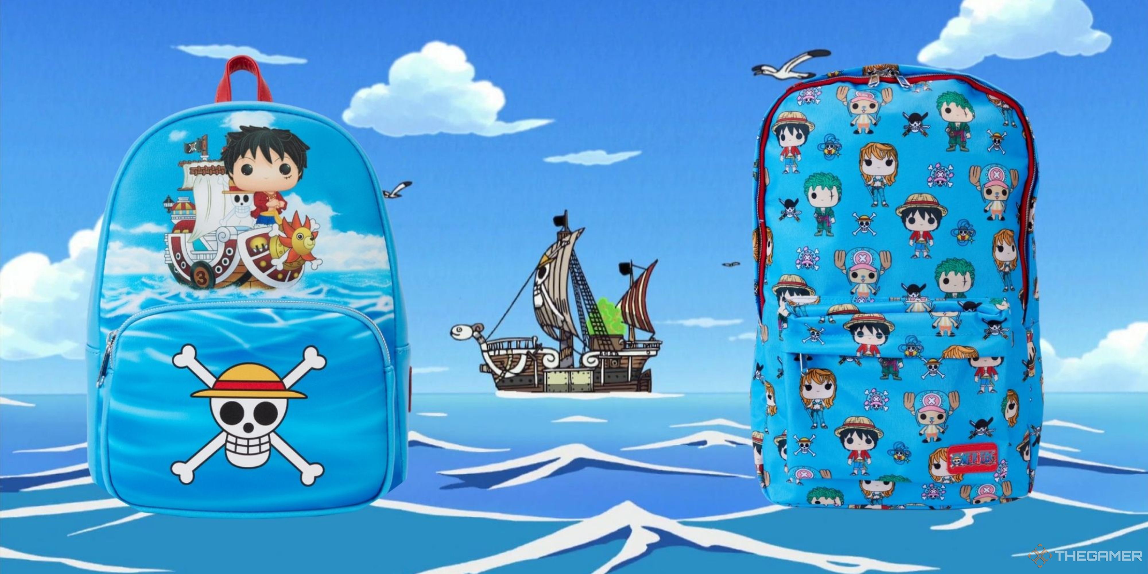 funko one piece backpacks floating on the east blue