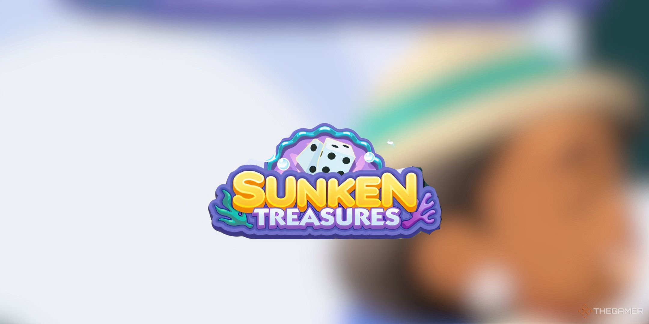 Sunken Treasures logo in Monopoly Go