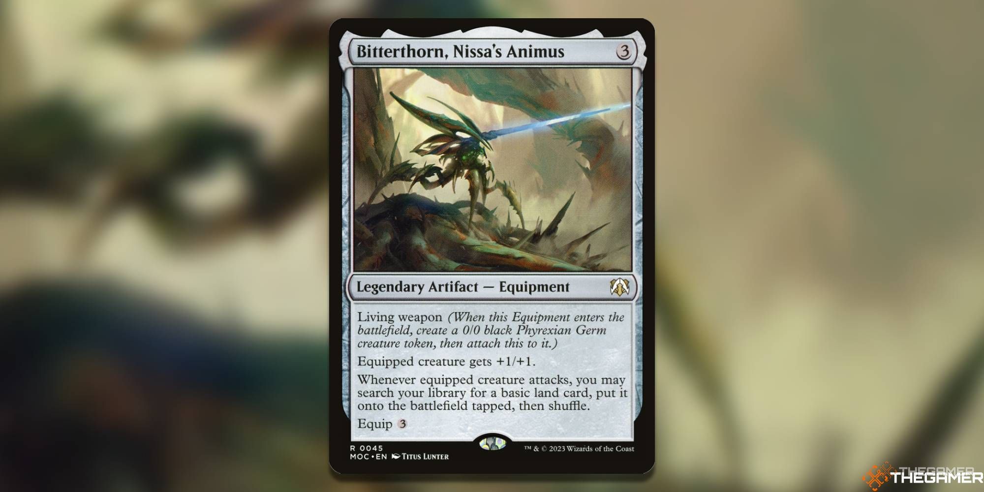 Bitterhorn, Nissa's Animus Magic: The Gathering Card