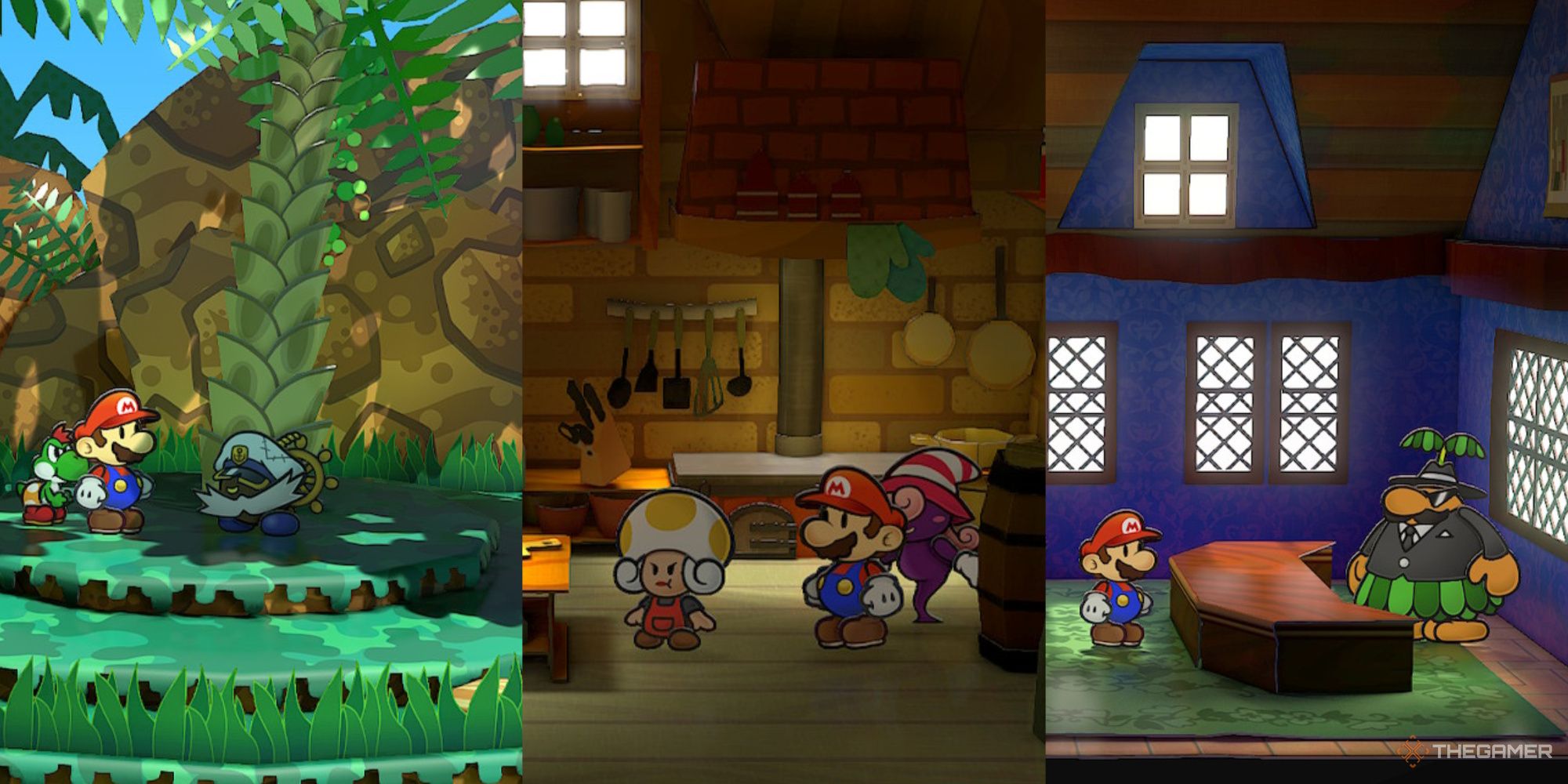Paper mario the thousand year door featured image, with admiral bobbery on keelhaul key, zess t. and don pinata