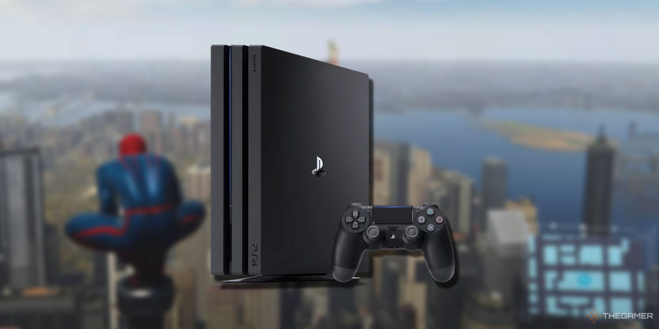 PlayStation 4 playing Marvel's Spider-Man