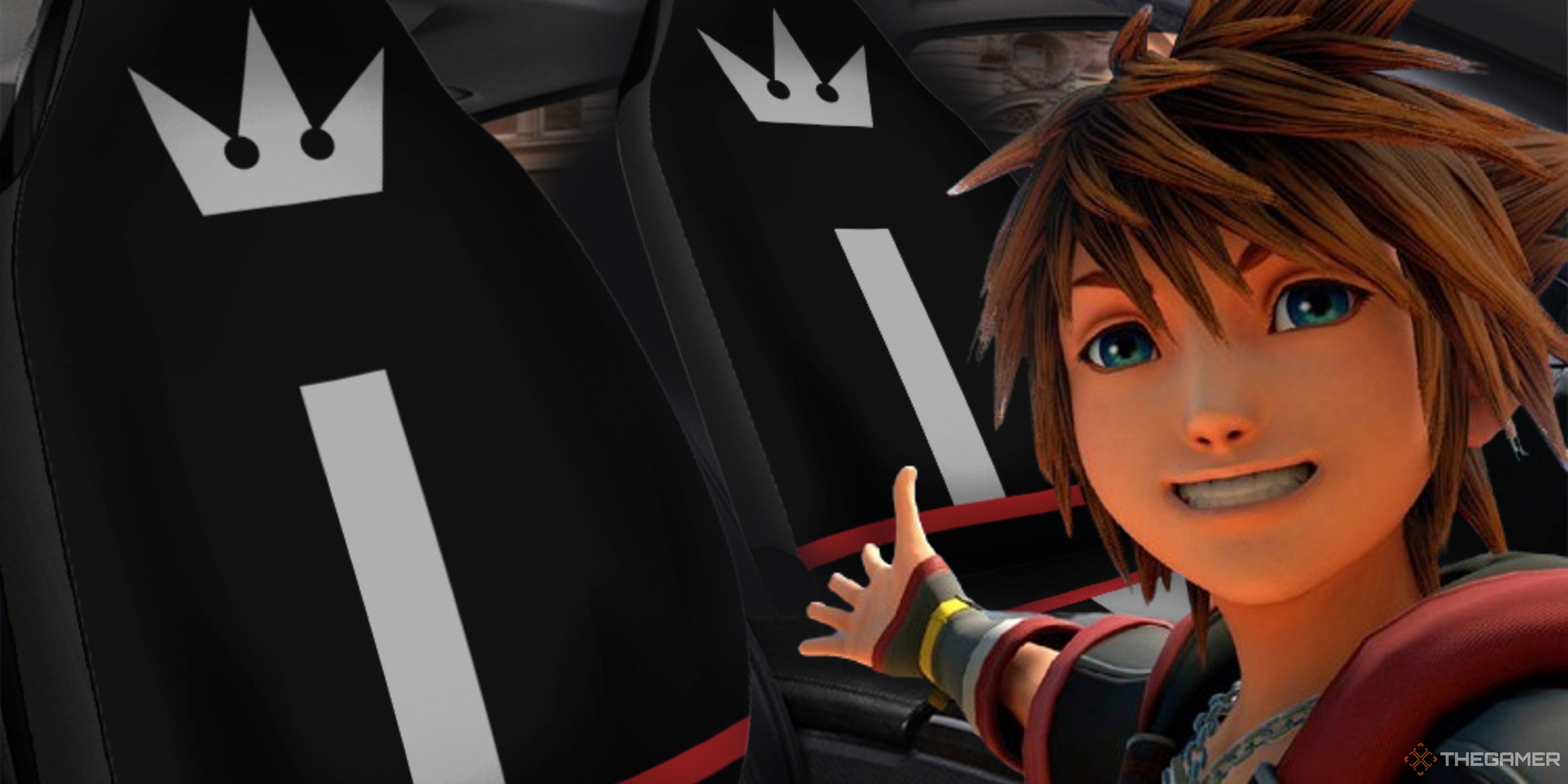 sora showing you some kingdom hearts car seat covers