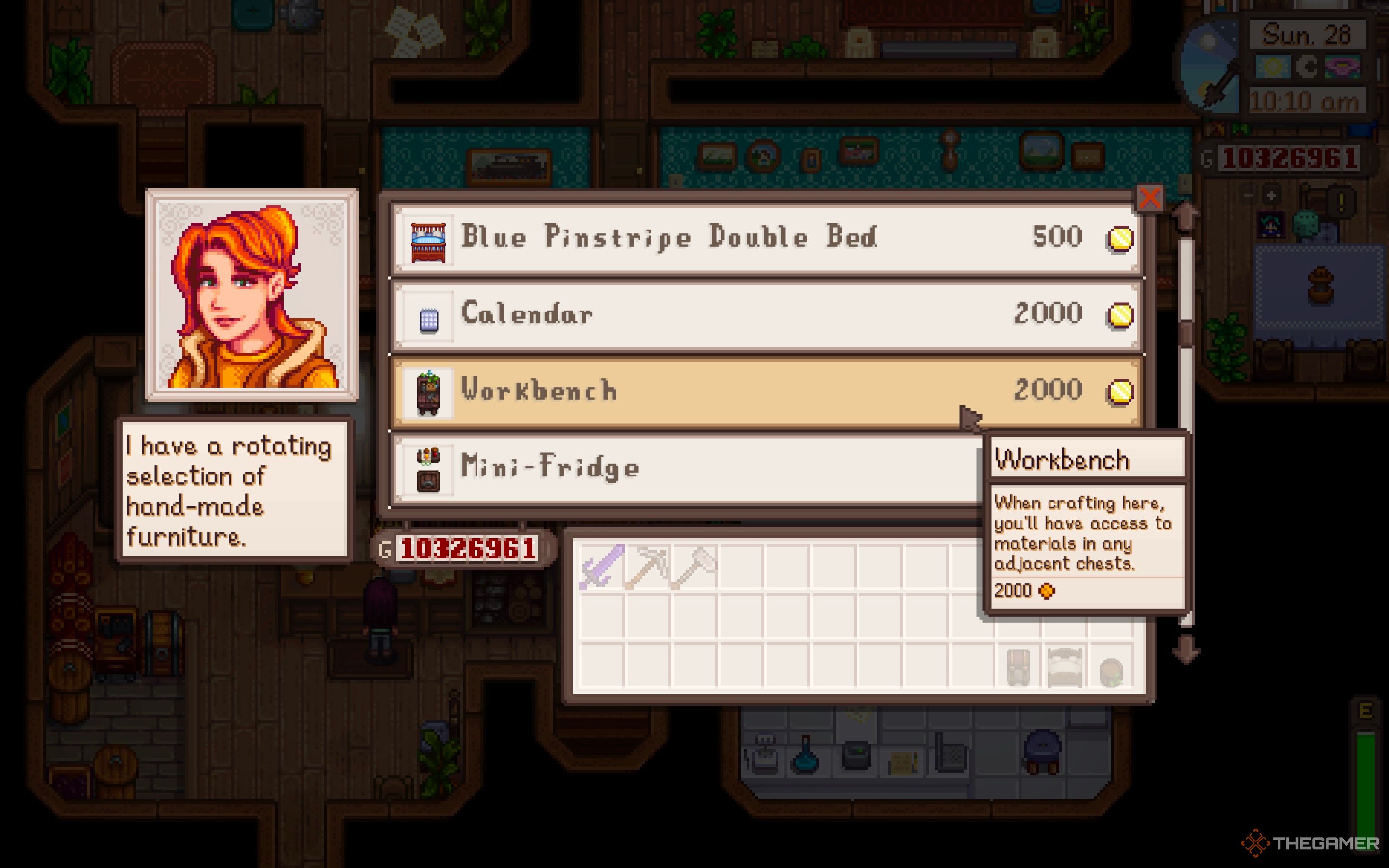 How To Get And Use The Workbench In Stardew Valley