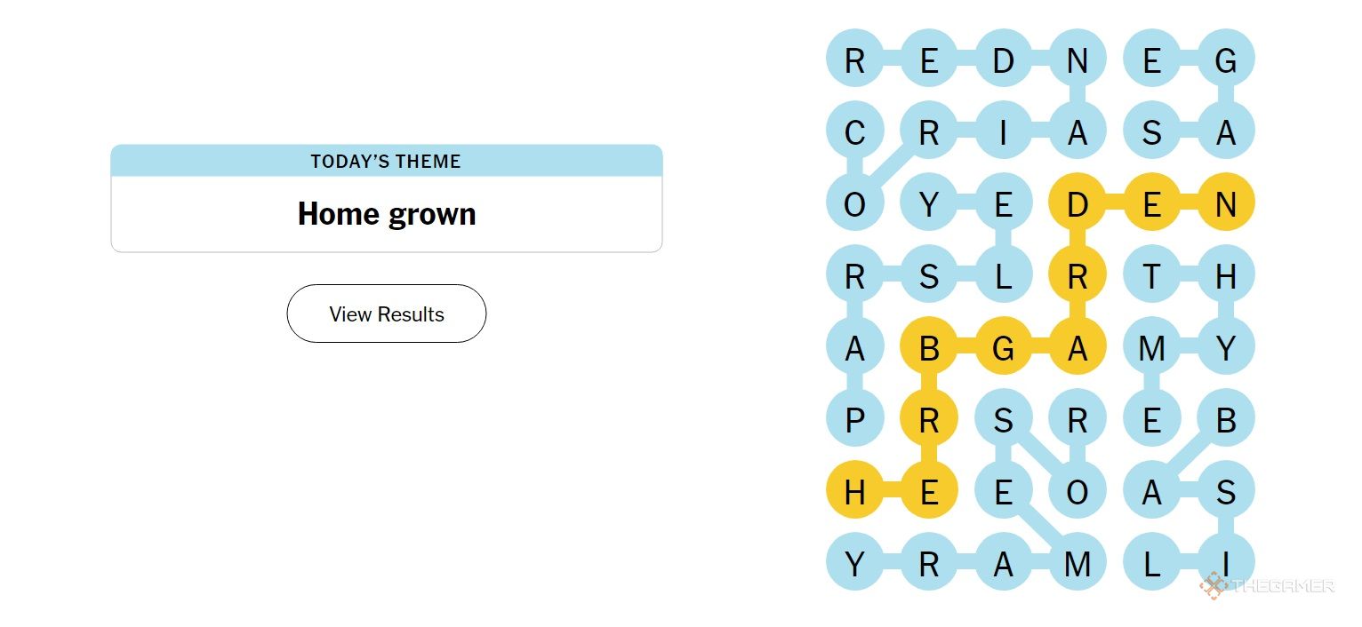 Strands answers for May 22, 2024.