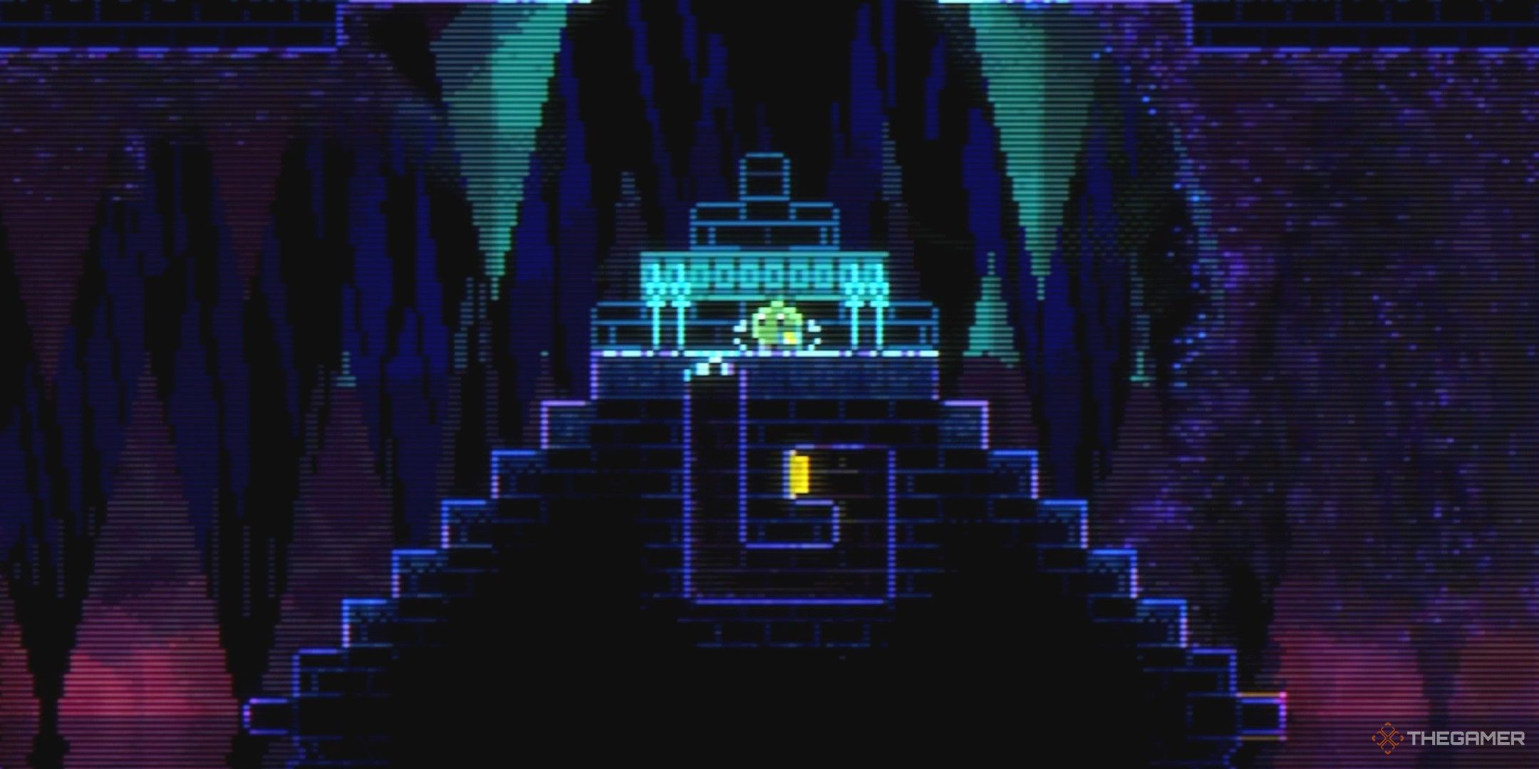 the first puzzle with the lantern in animal well