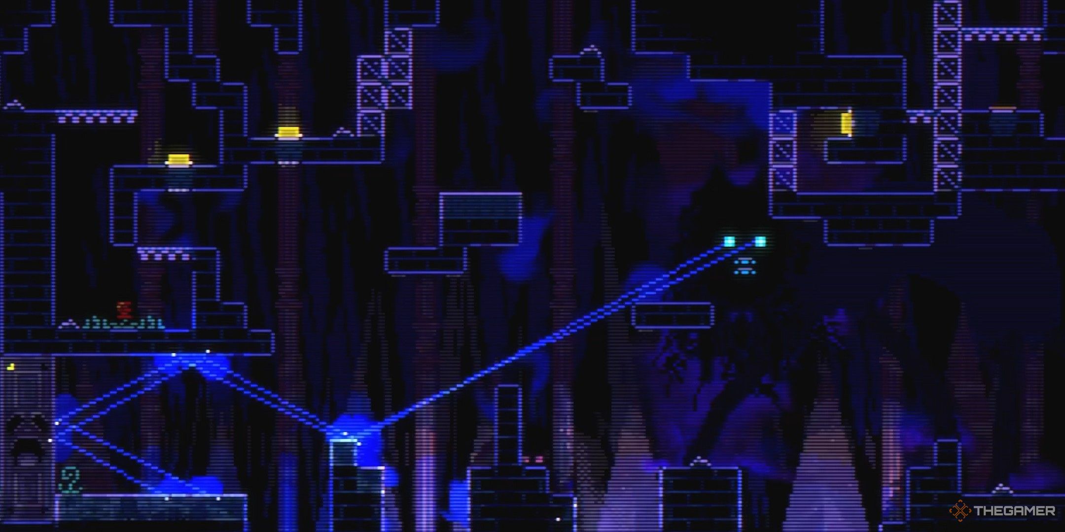 the manticore shooting a laser during the final puzzle animal well