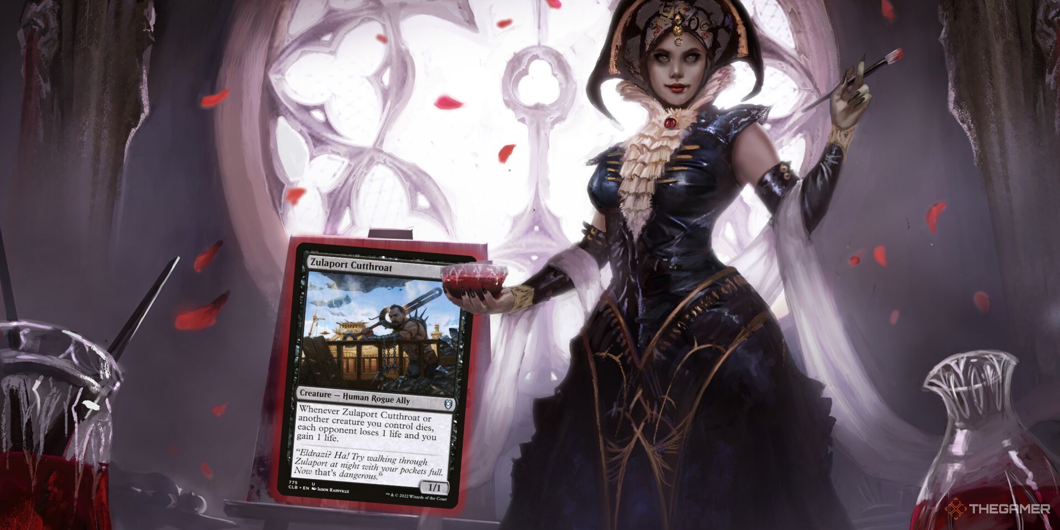 Blood Artist Magic: The Gathering card art by LA Draws + Zulaport Cutthroat card image