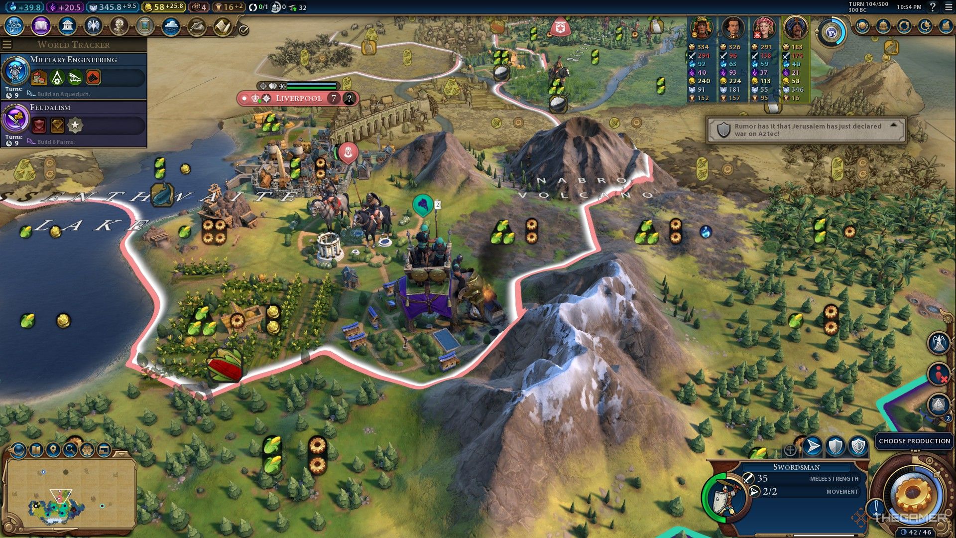 an Indian Varu rampages through Liverpool&rsquo;s Campus in Civilization 6